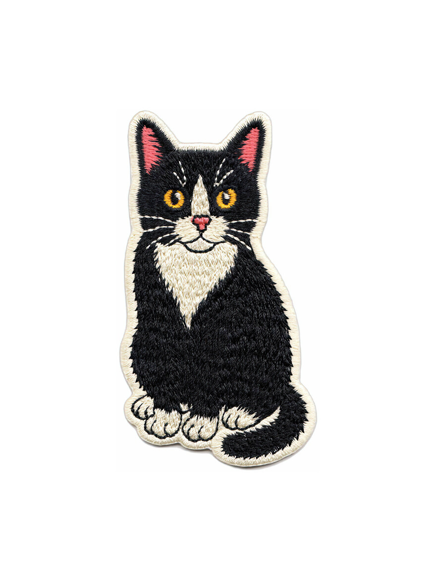Tuxedo Kitty Cat Patch