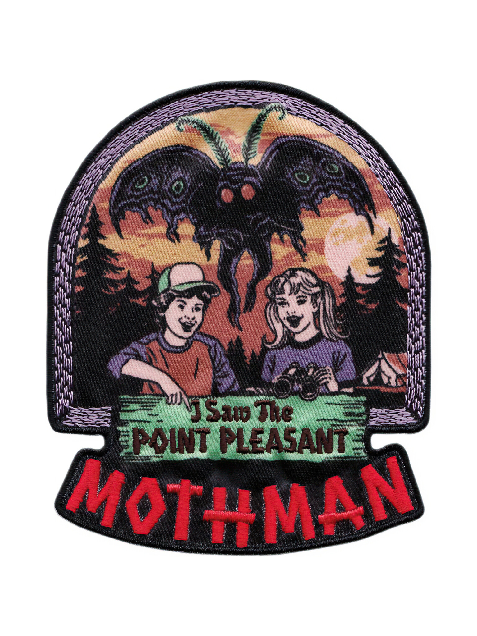 I Saw The Point Pleasant Mothman Patch-1