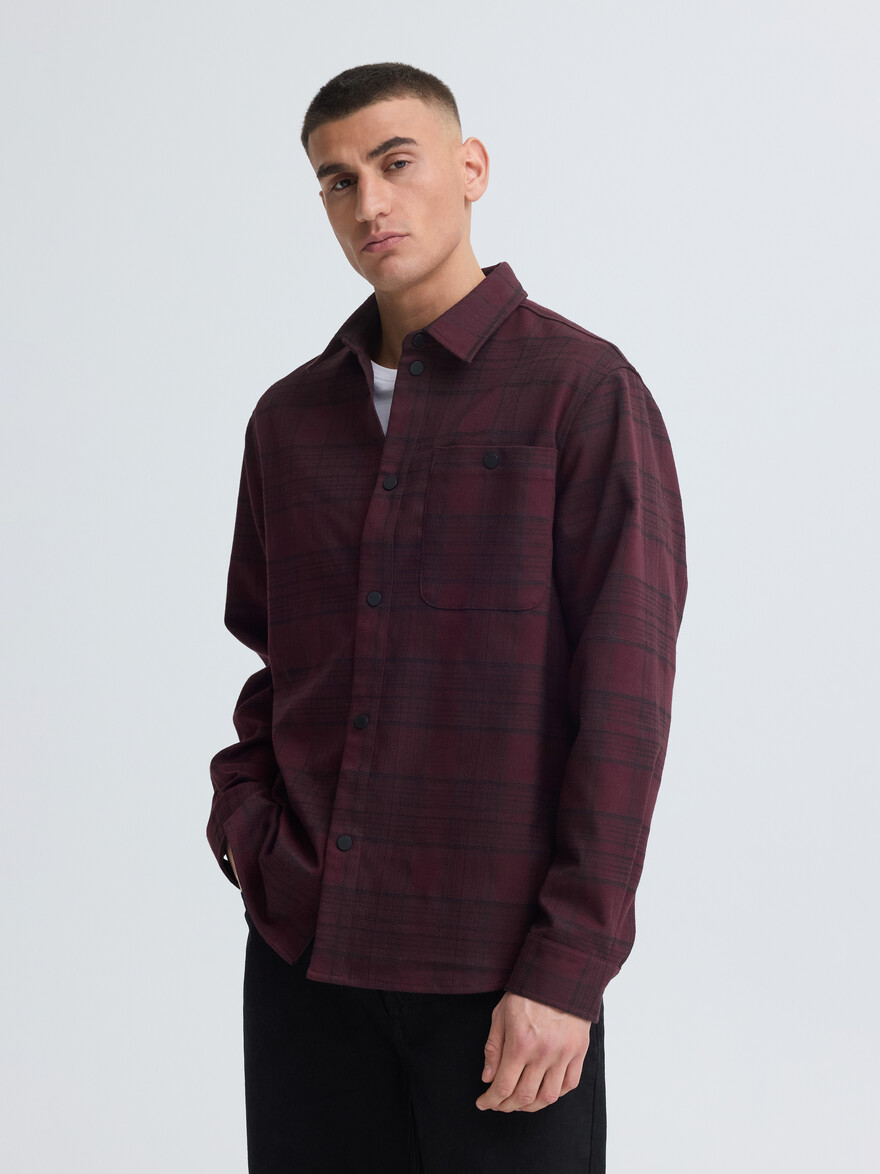 Vornan Russet Check Shirt