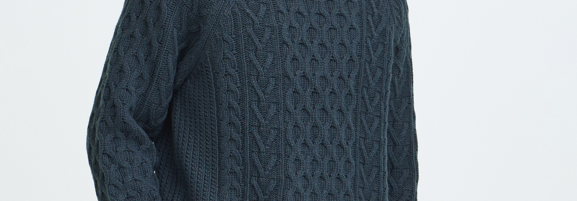 Vukan Insignia Blue Cable Knit