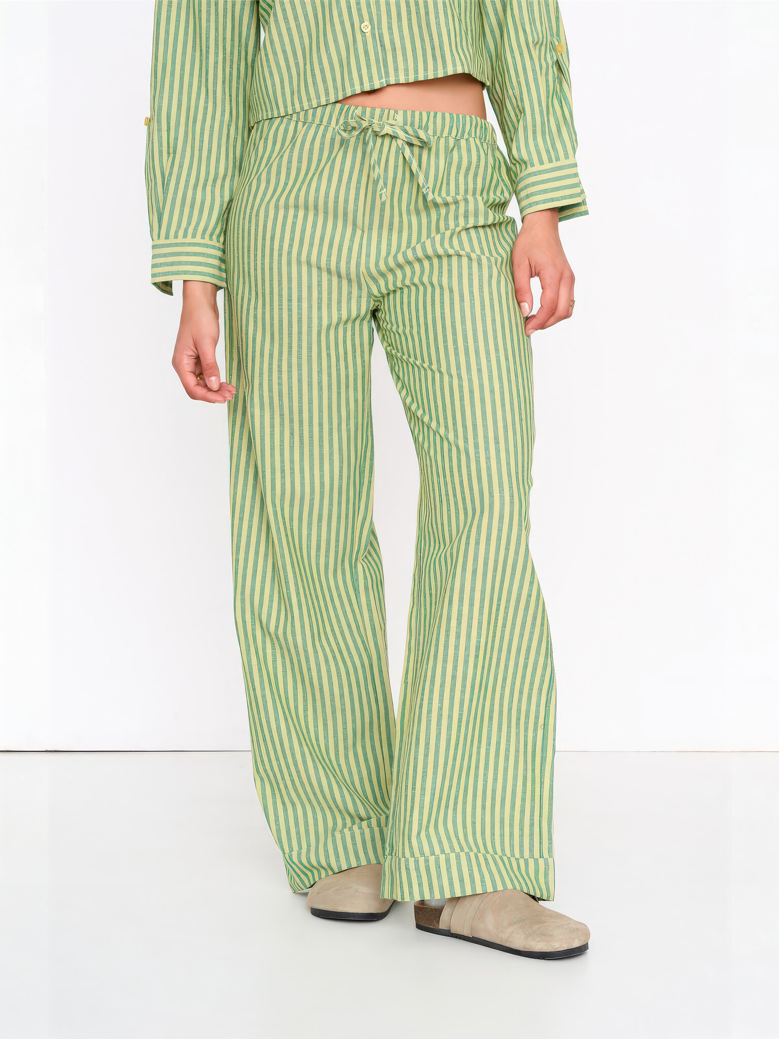♣ Ode To Borre Striped Pants-1