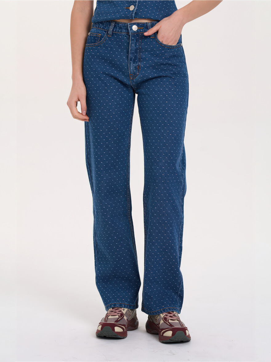 ♣ Chalkboard Dotting Jeans