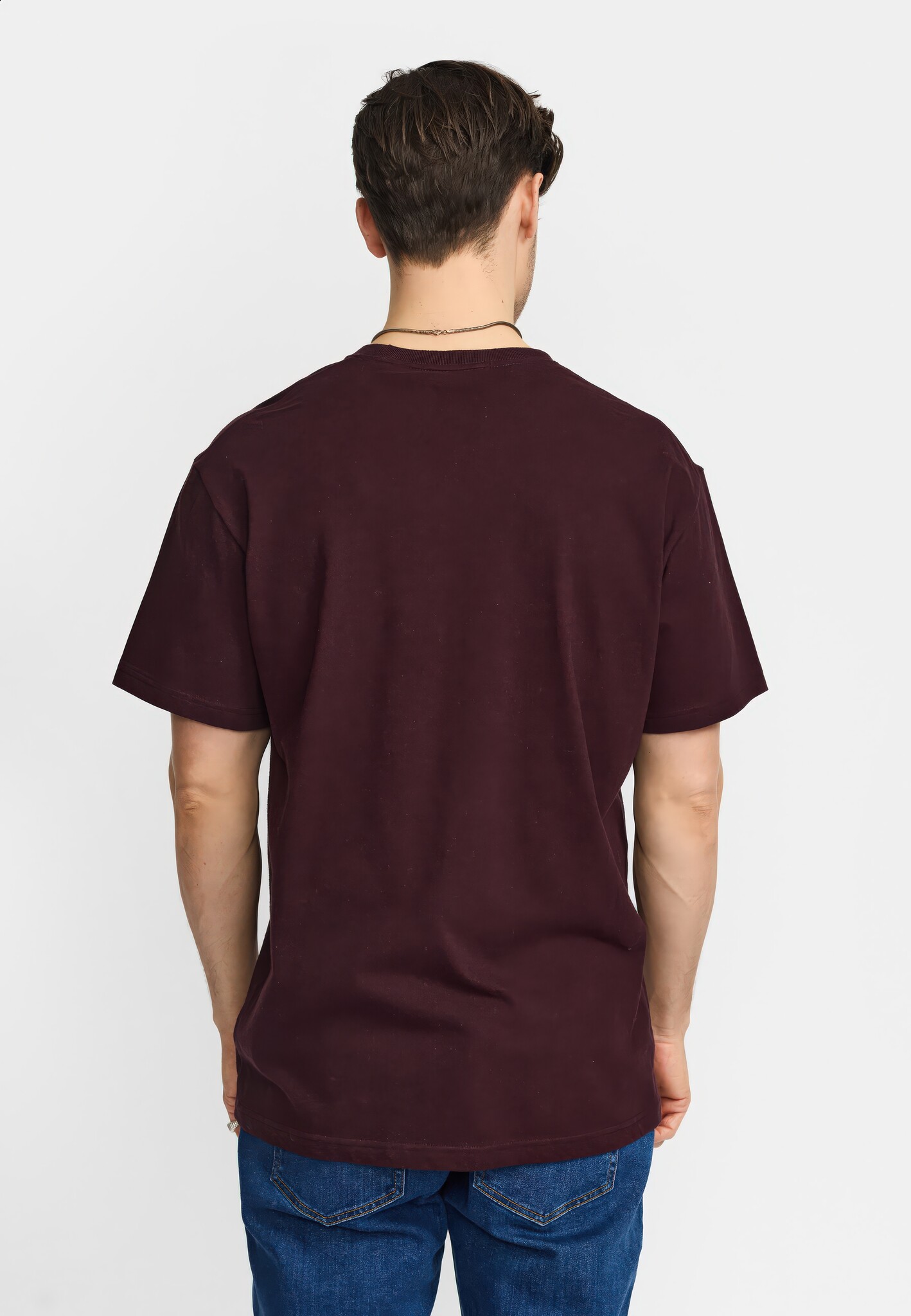 ♣ Burgundy Croquet Crumpet Tee-5