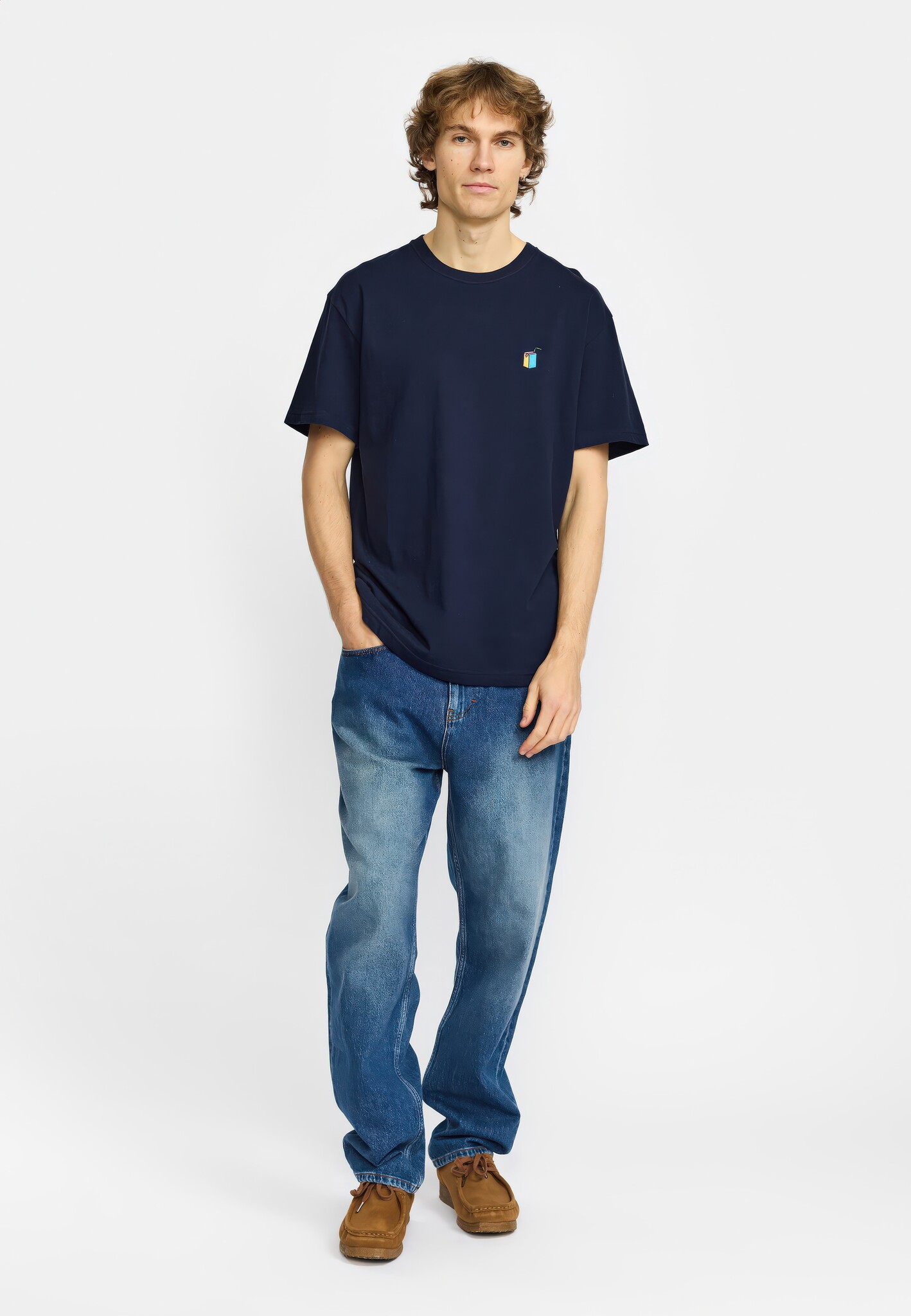 ♣ Navy Juice Pack Tee-3