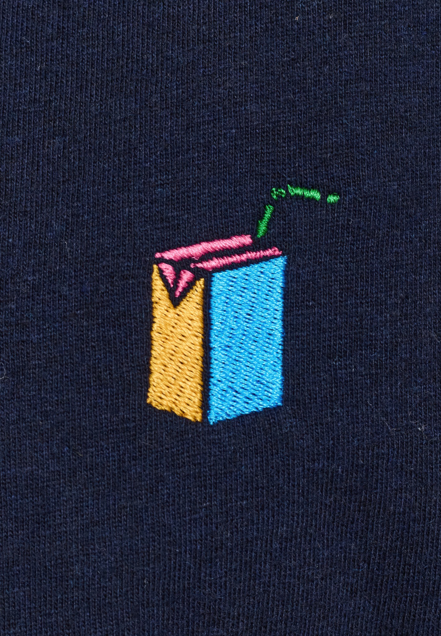 ♣ Navy Juice Pack Tee-4