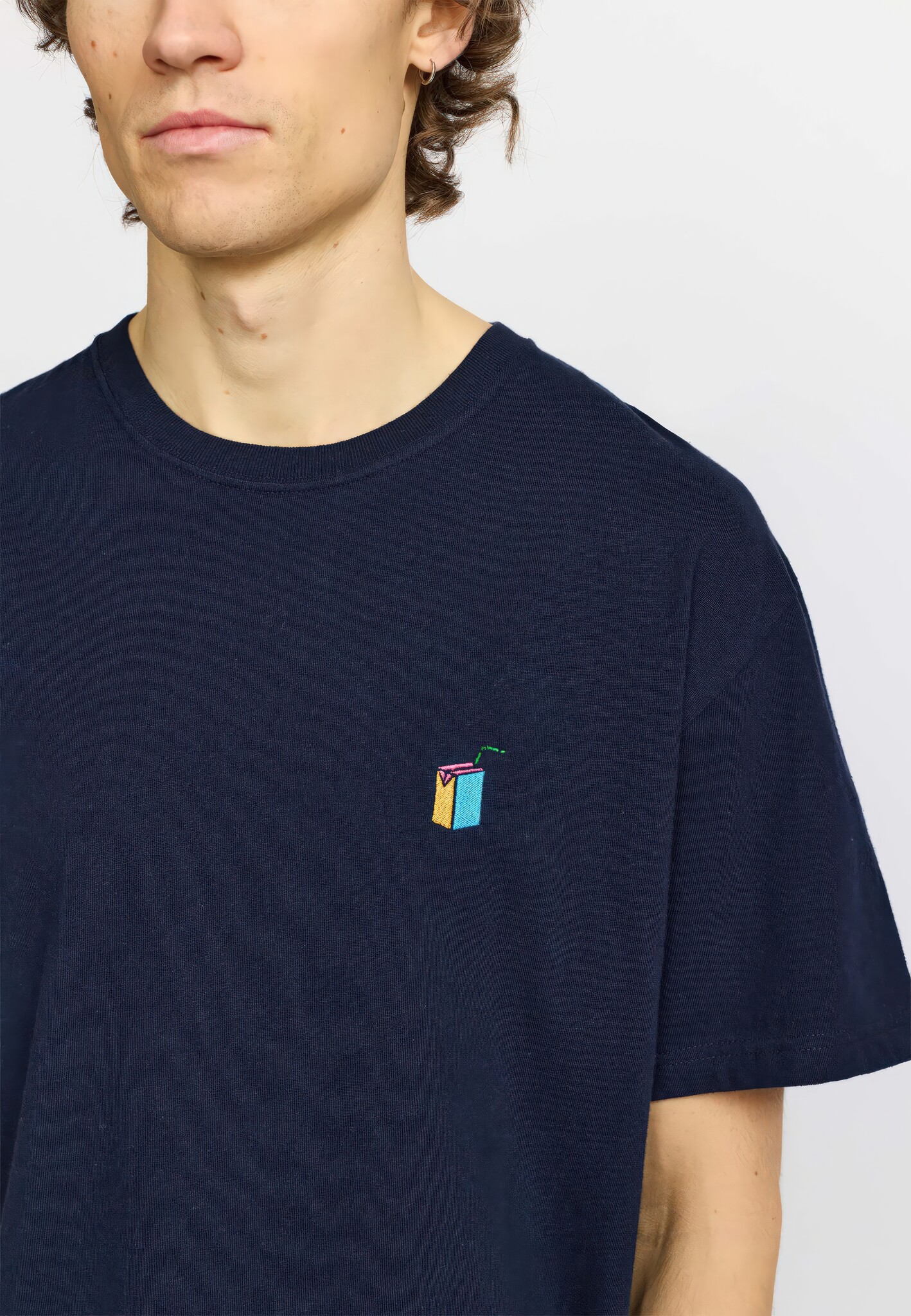 ♣ Navy Juice Pack Tee-5
