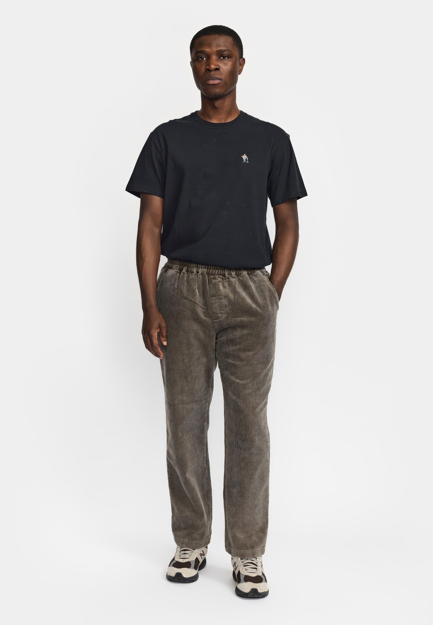 ♣ Rainburst Ribcord Shitake Pants-2