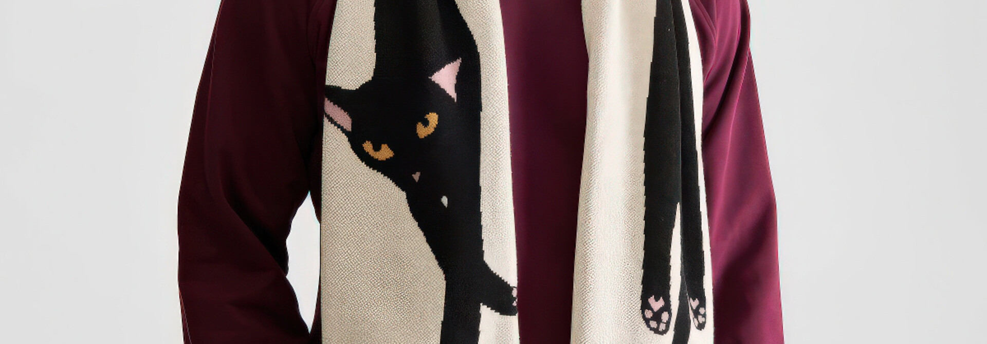 ♣ Rossberga Stretchy Cat Scarf
