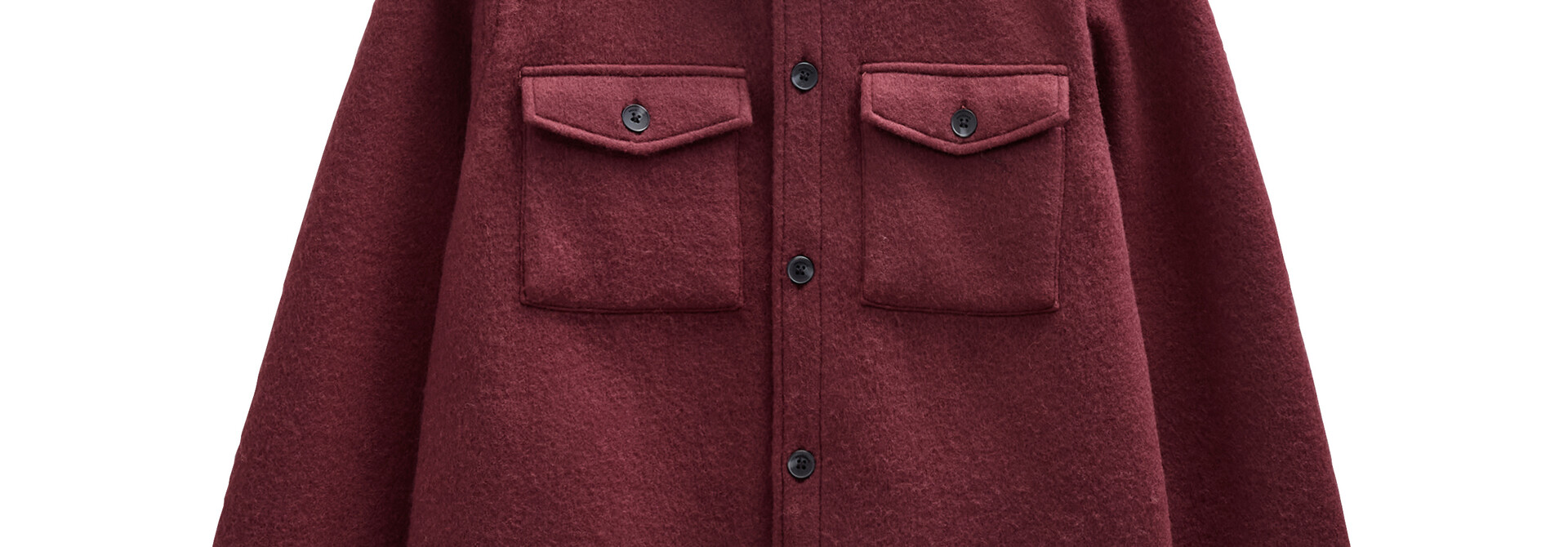 Akoscar Mulled Wine Wool Overshirt
