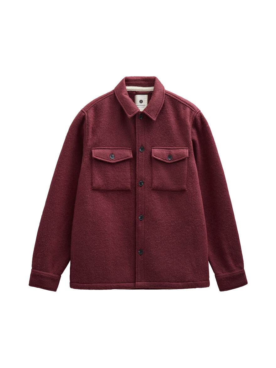 Akoscar Mulled Wine Wool Overshirt