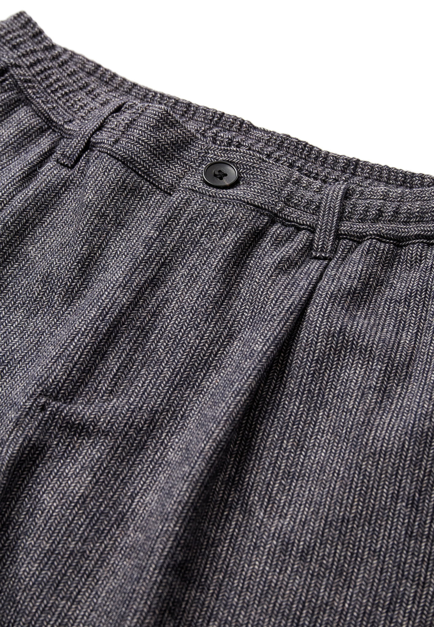 Akjan Twill Magnet Wool Pants-2
