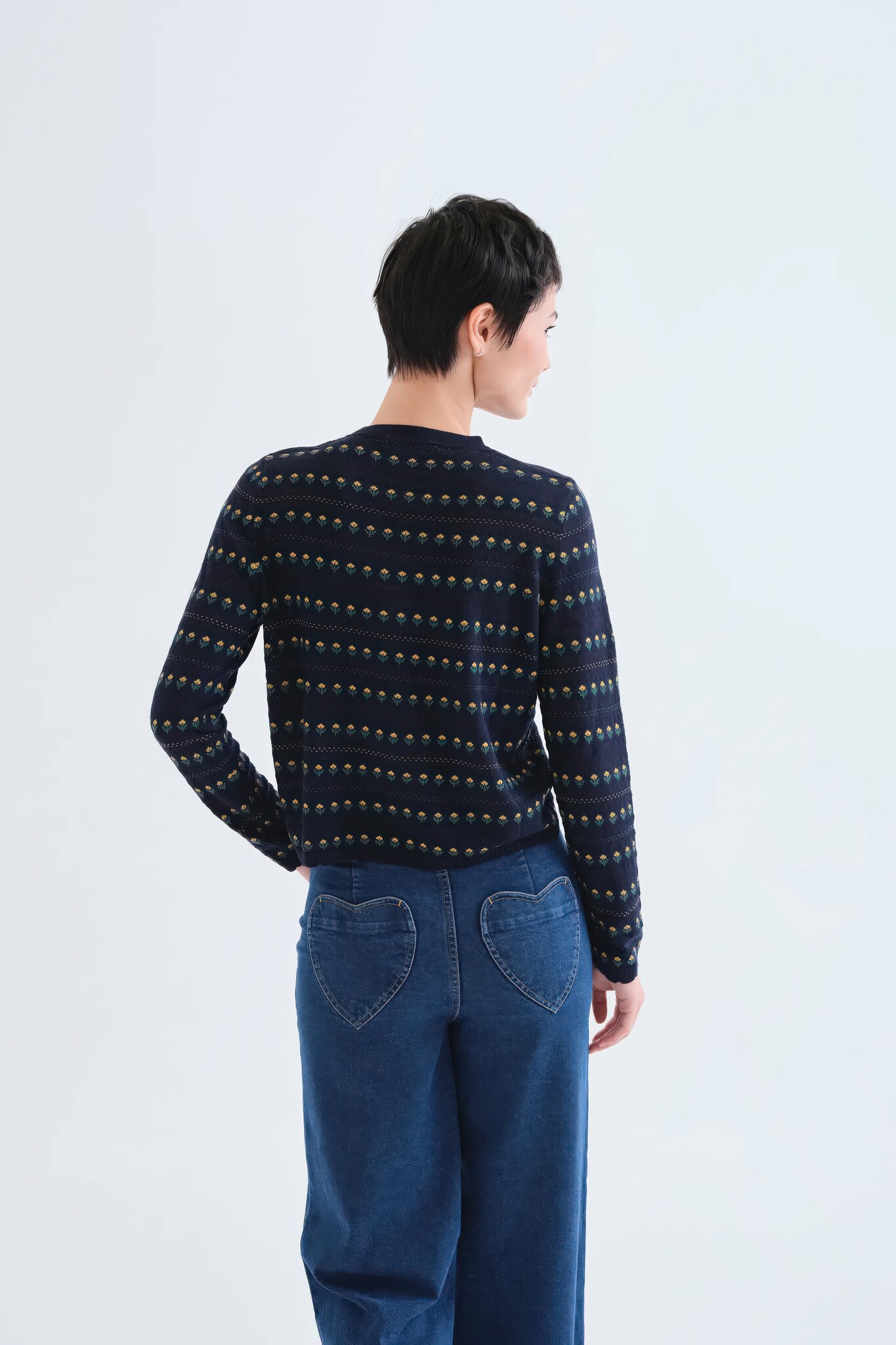Happy Night Flower Horizon Cardigan-5