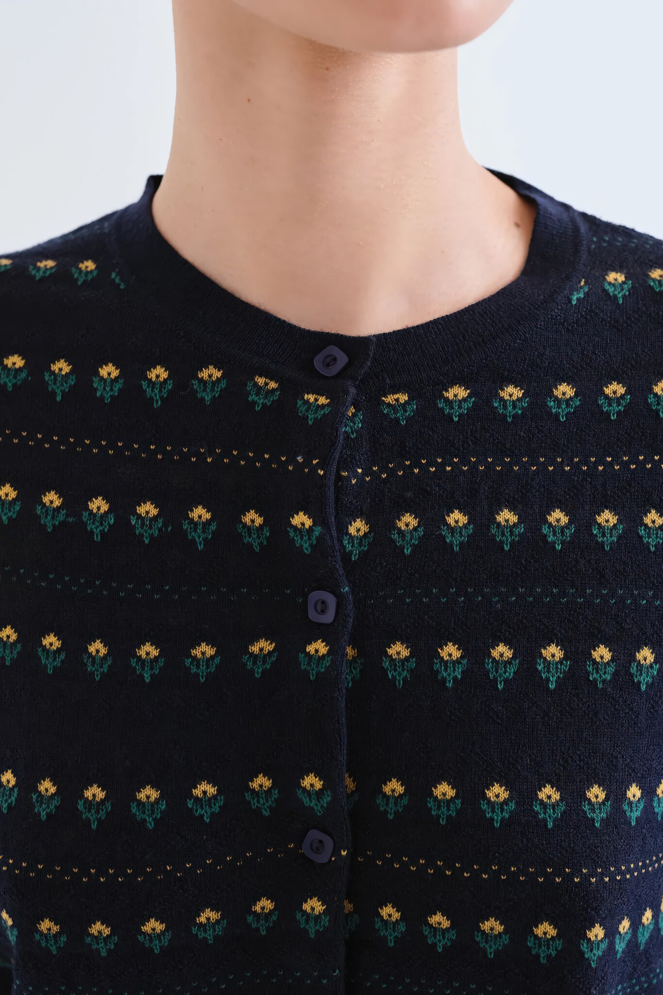 Happy Night Flower Horizon Cardigan-4