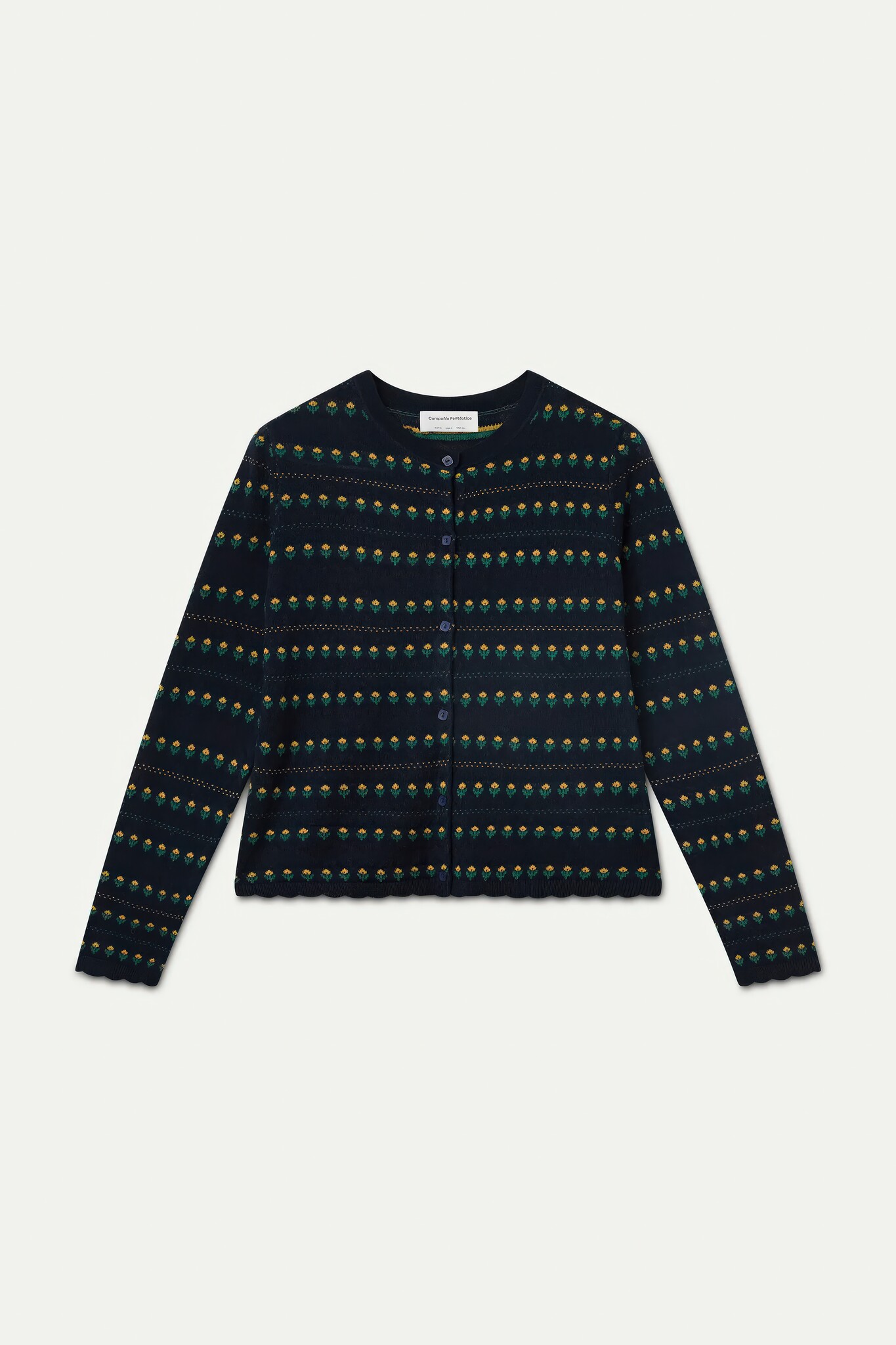 Happy Night Flower Horizon Cardigan-6