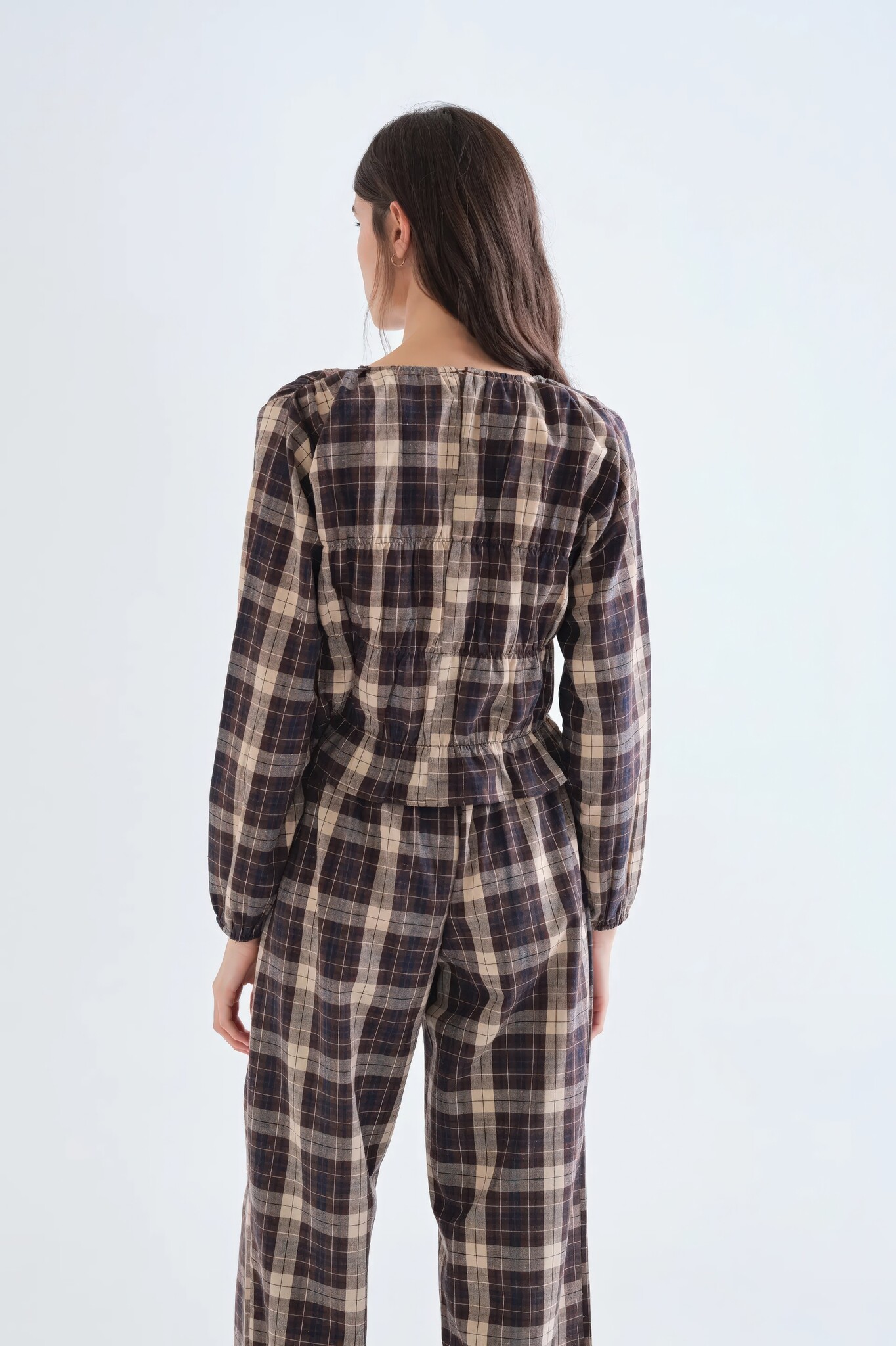 Picture Frame Plaid Top-3