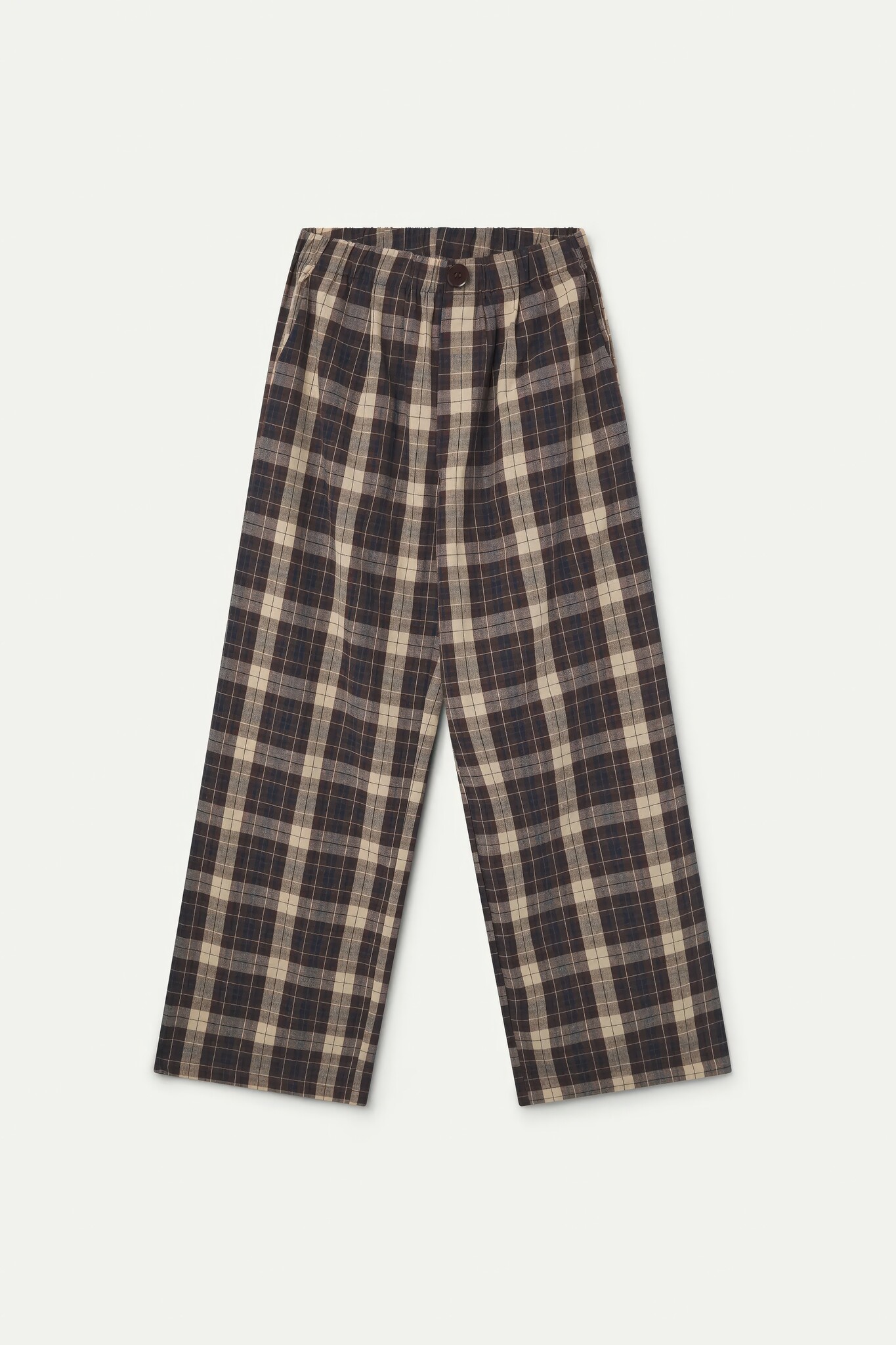Picture Frame Plaid Pantalon-6