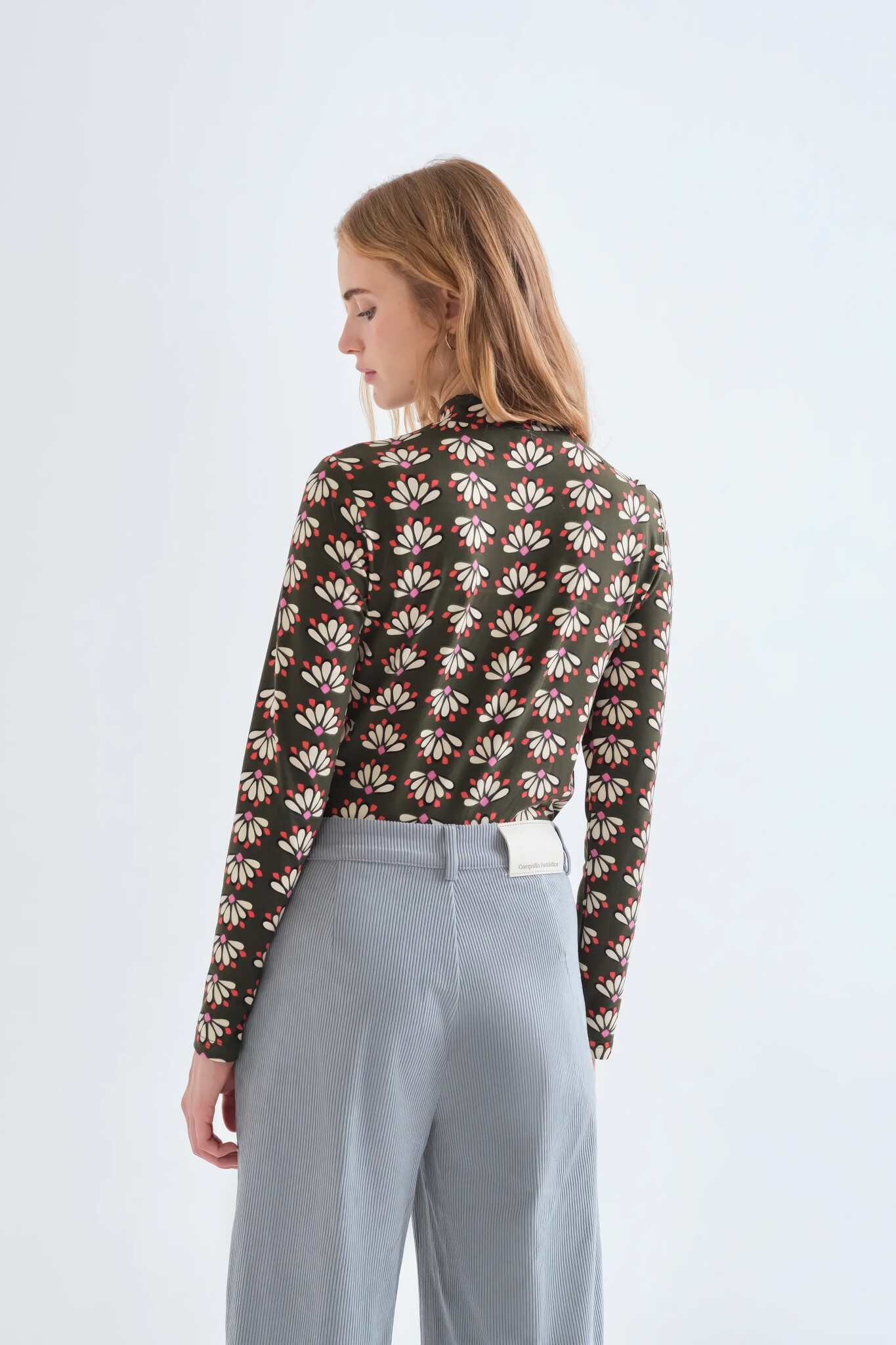 Deco Geometry Longsleeve Top-2