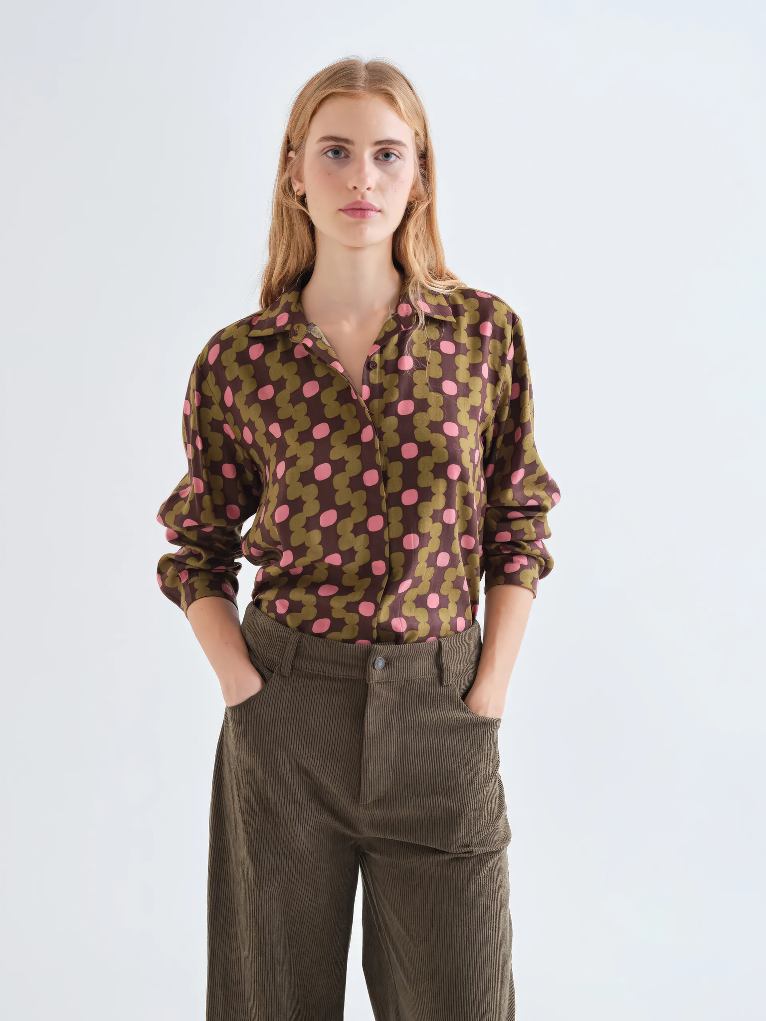 Wavehouse Wallpaper Blouse-1