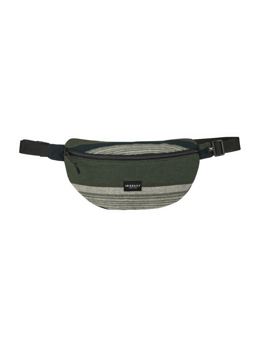 ♣ Santania Black Olive Hip Bag