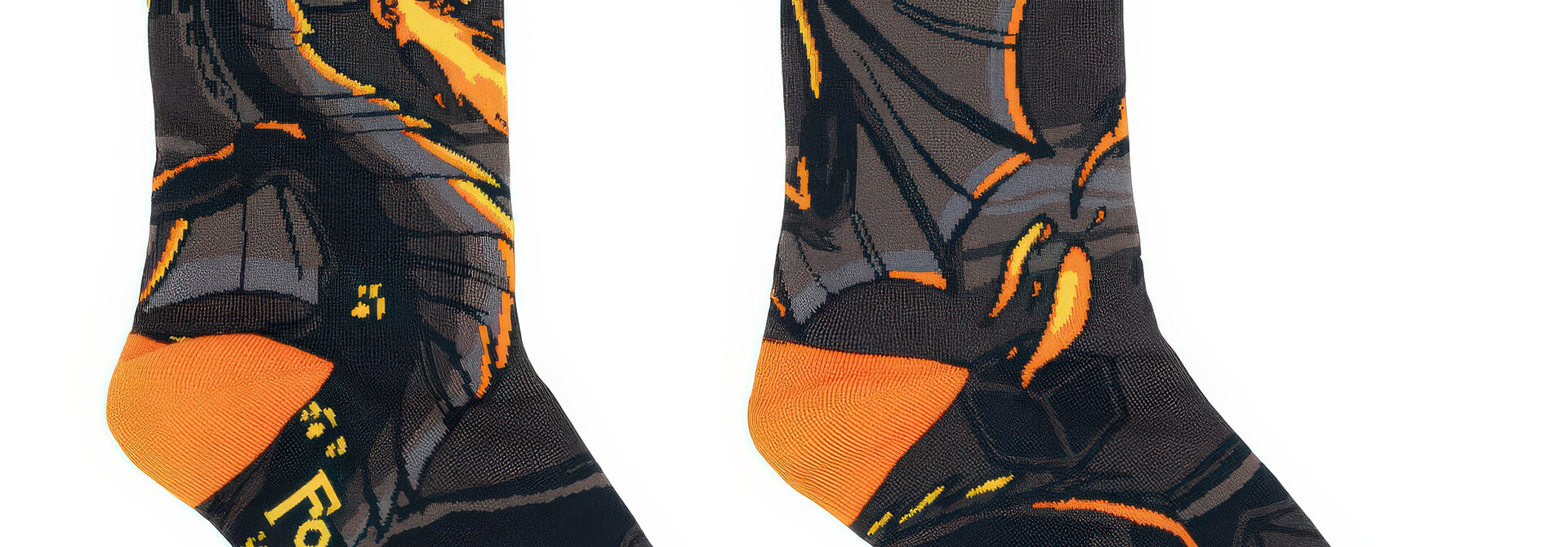 Dragon's Flame Socks