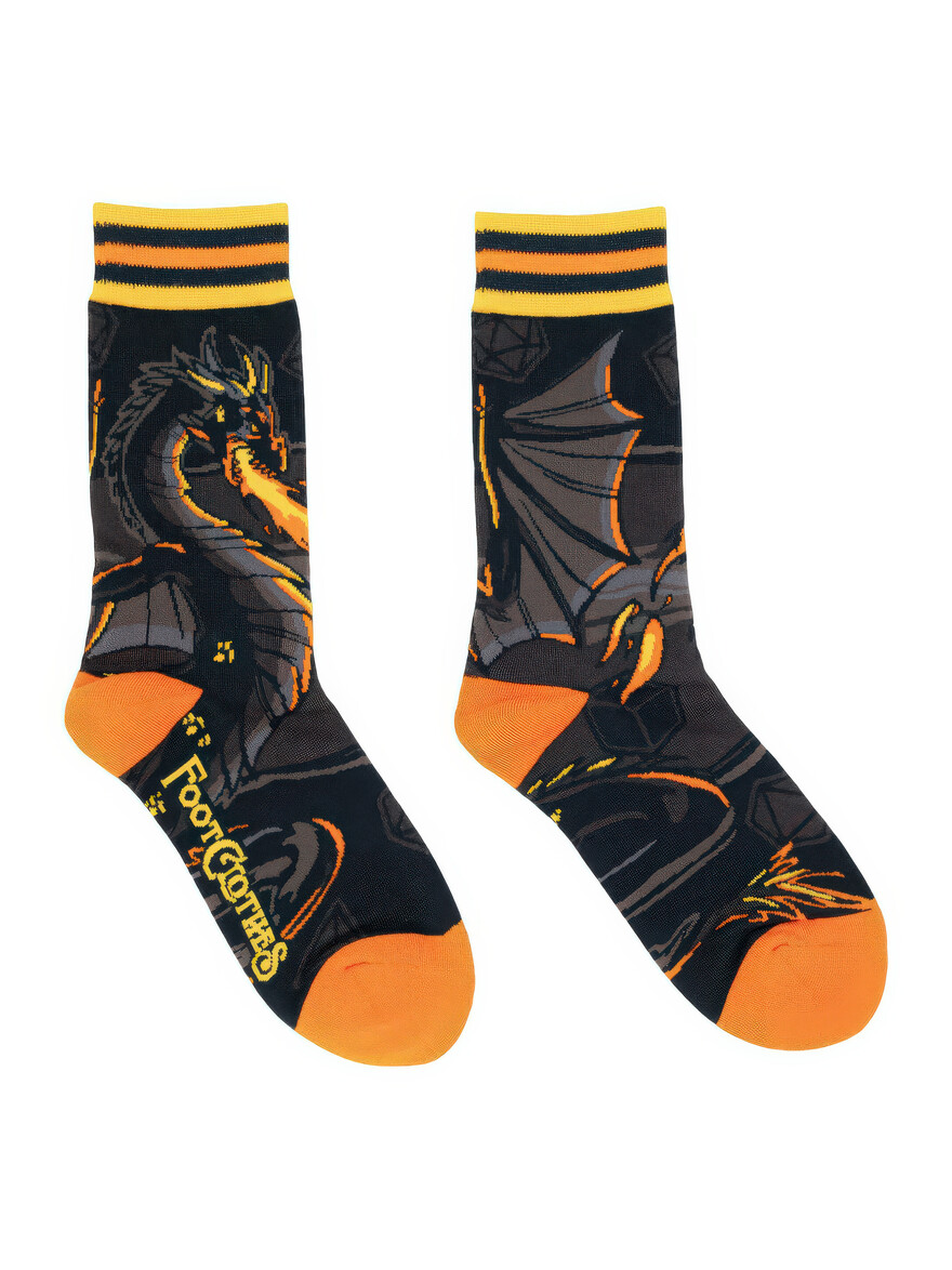 Dragon's Flame Socks