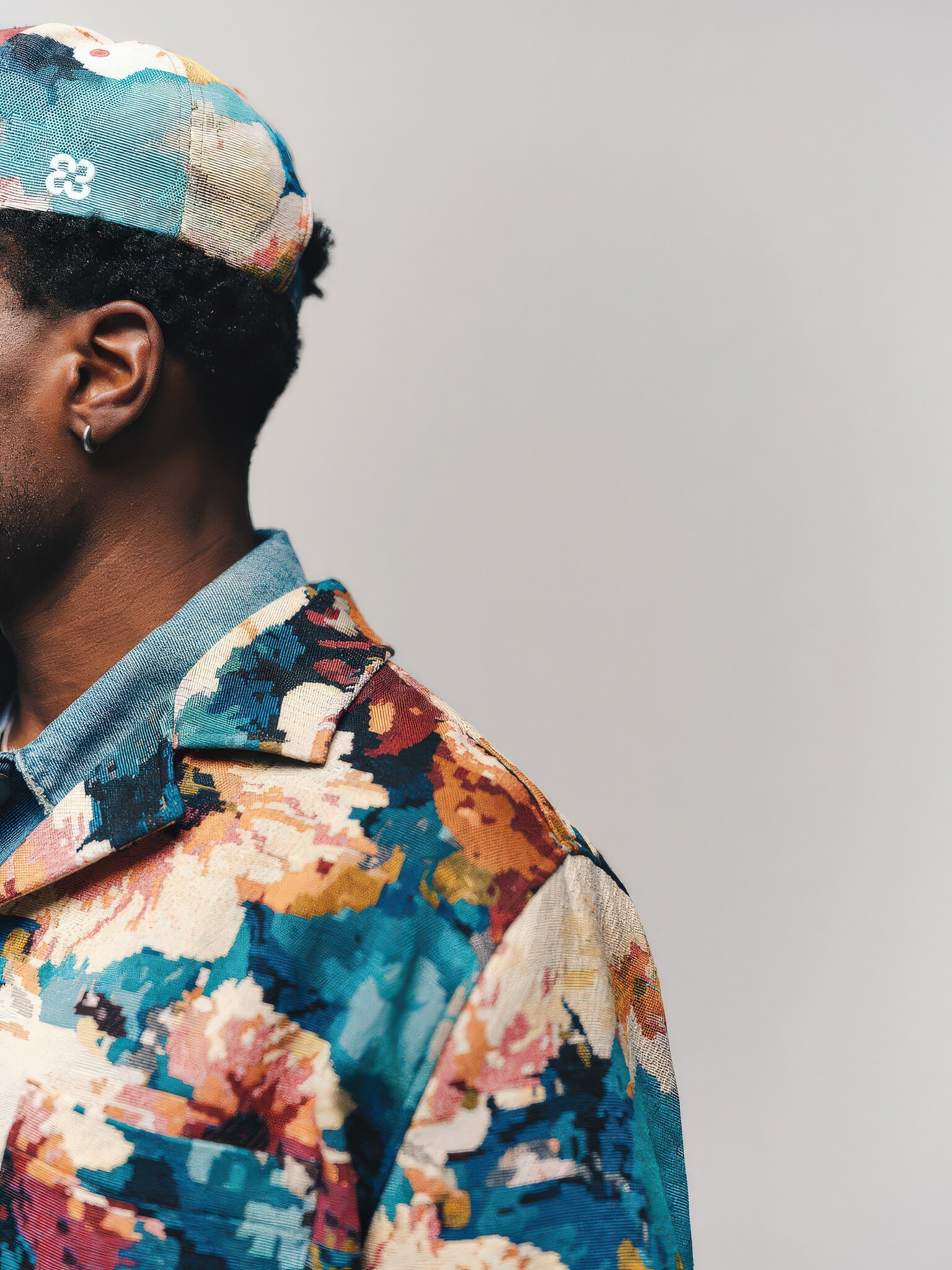 ♣ Gabsimone Fiore Impressionism Overshirt-5