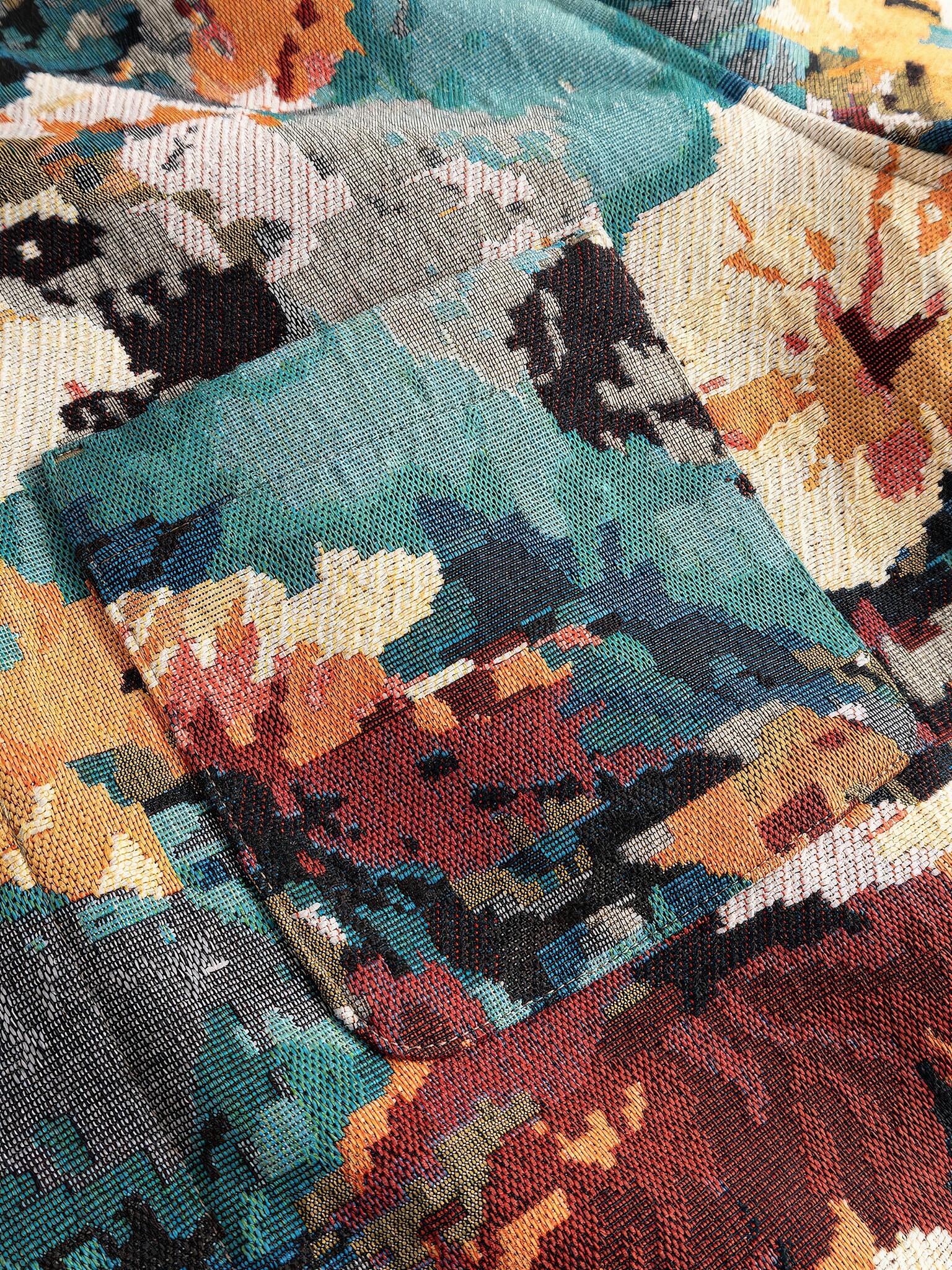 ♣ Gabsimone Fiore Impressionism Overshirt-6