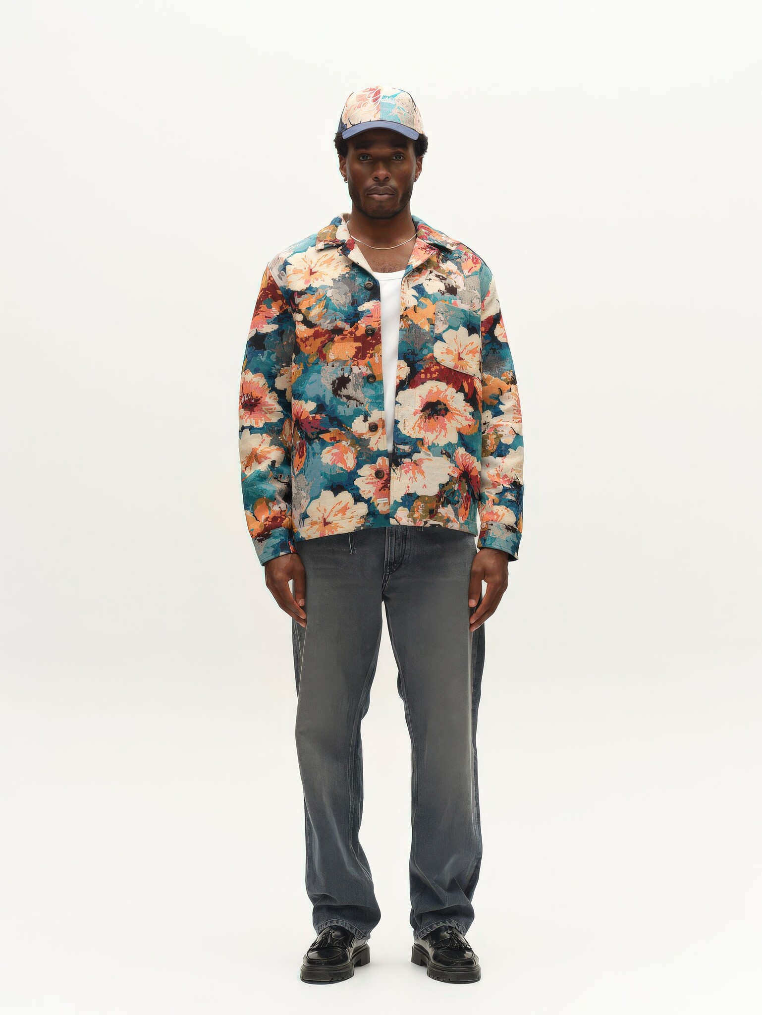 ♣ Gabsimone Fiore Impressionism Overshirt-1