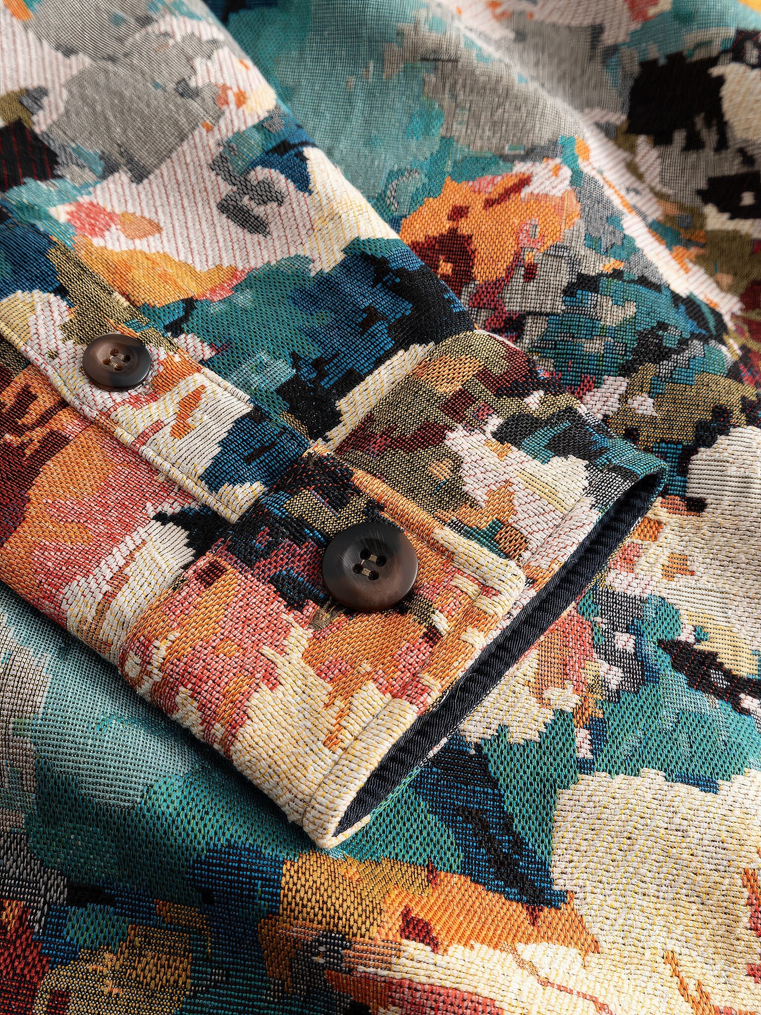 ♣ Gabsimone Fiore Impressionism Overshirt-7