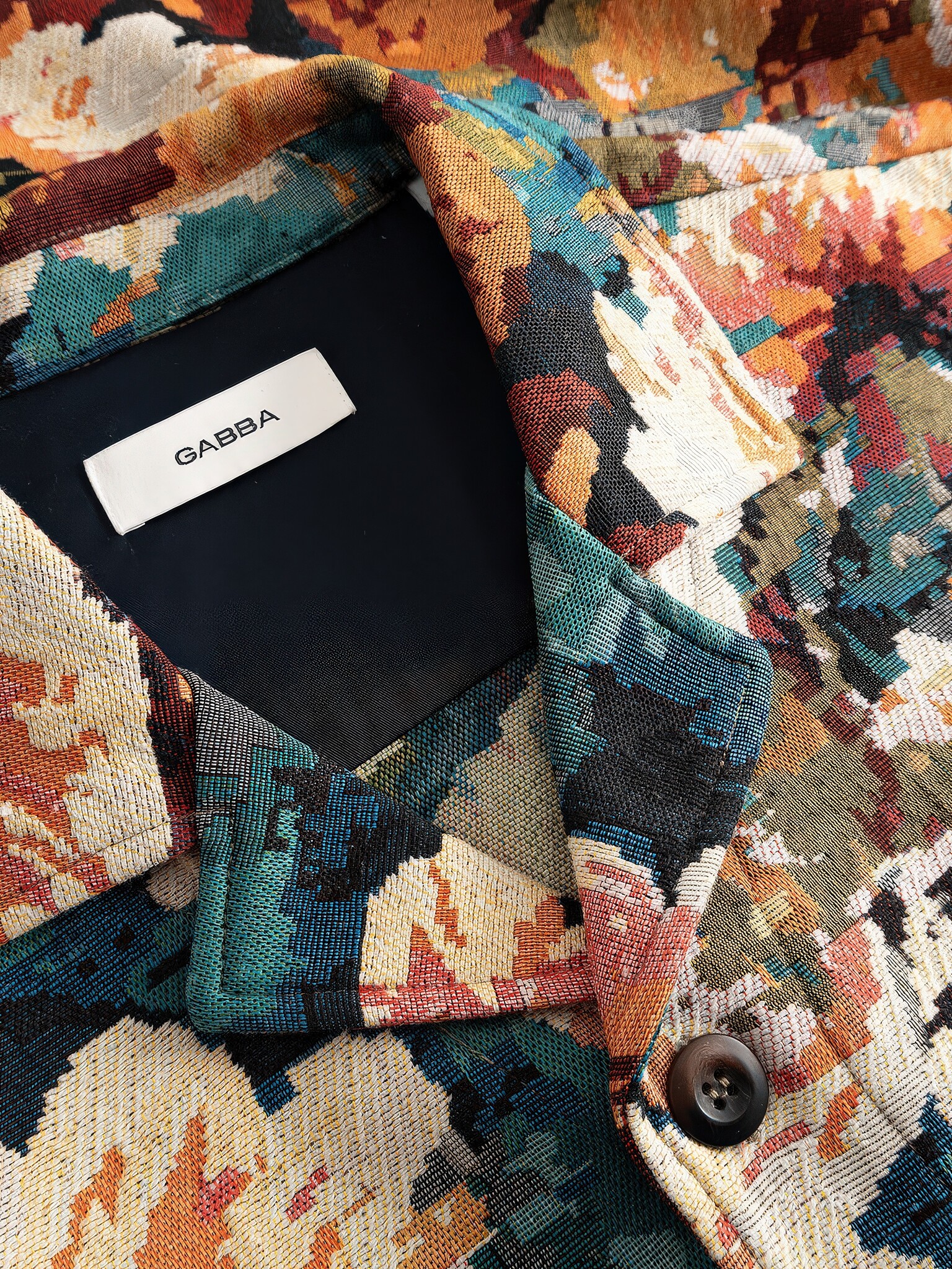 ♣ Gabsimone Fiore Impressionism Overshirt-2