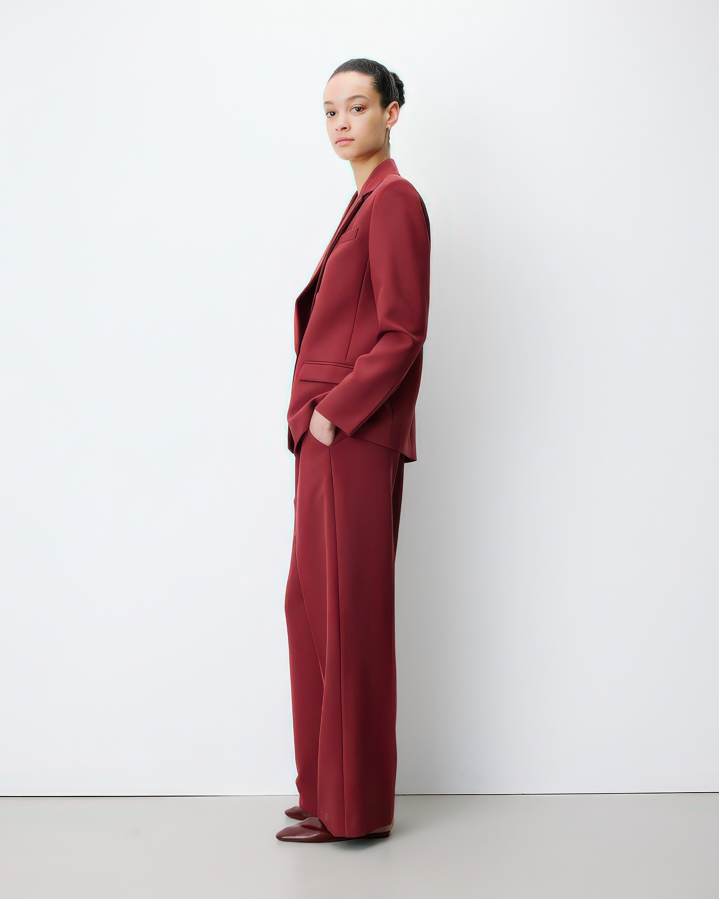 Noix Terracotta Straight Blazer-5