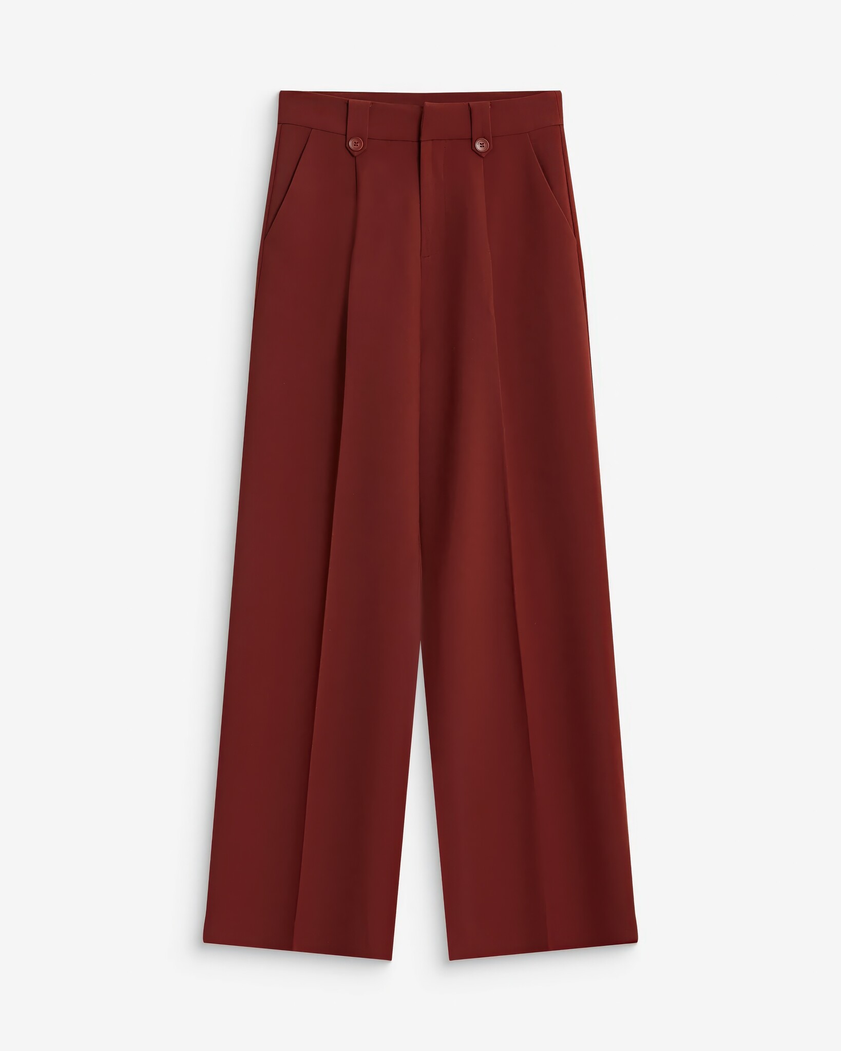 Nilay Terracotta Straight Pantalon-7