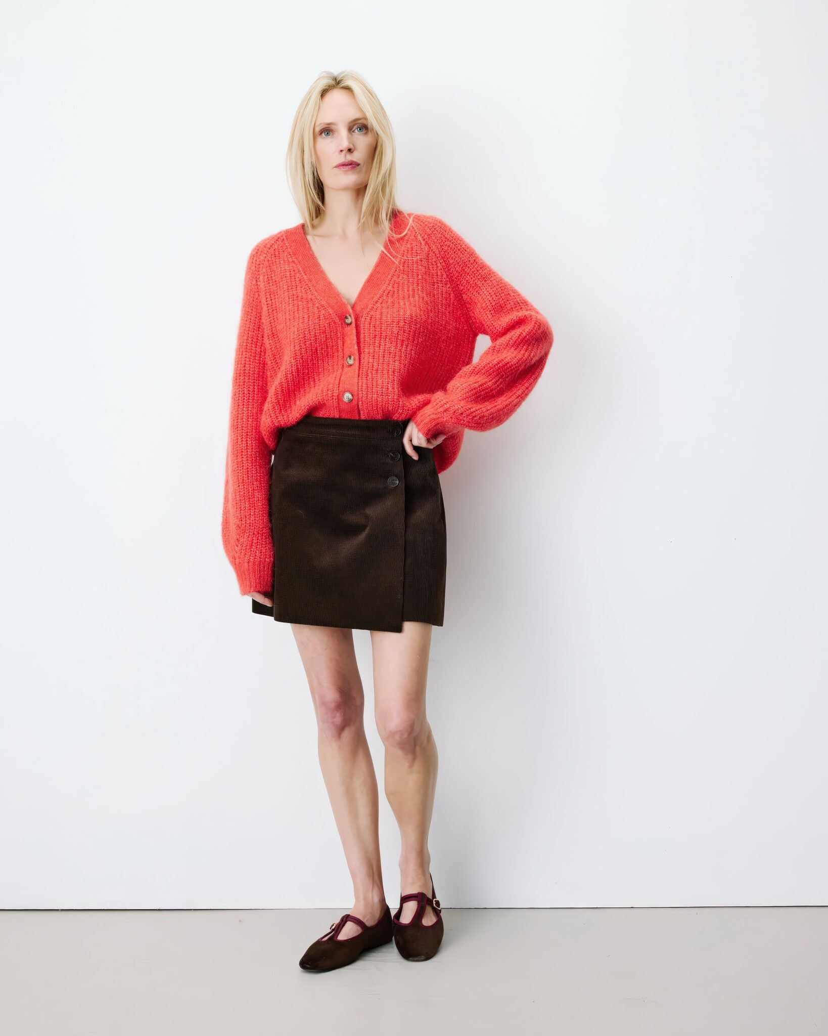 Adele Bonbon Cord Pants-3
