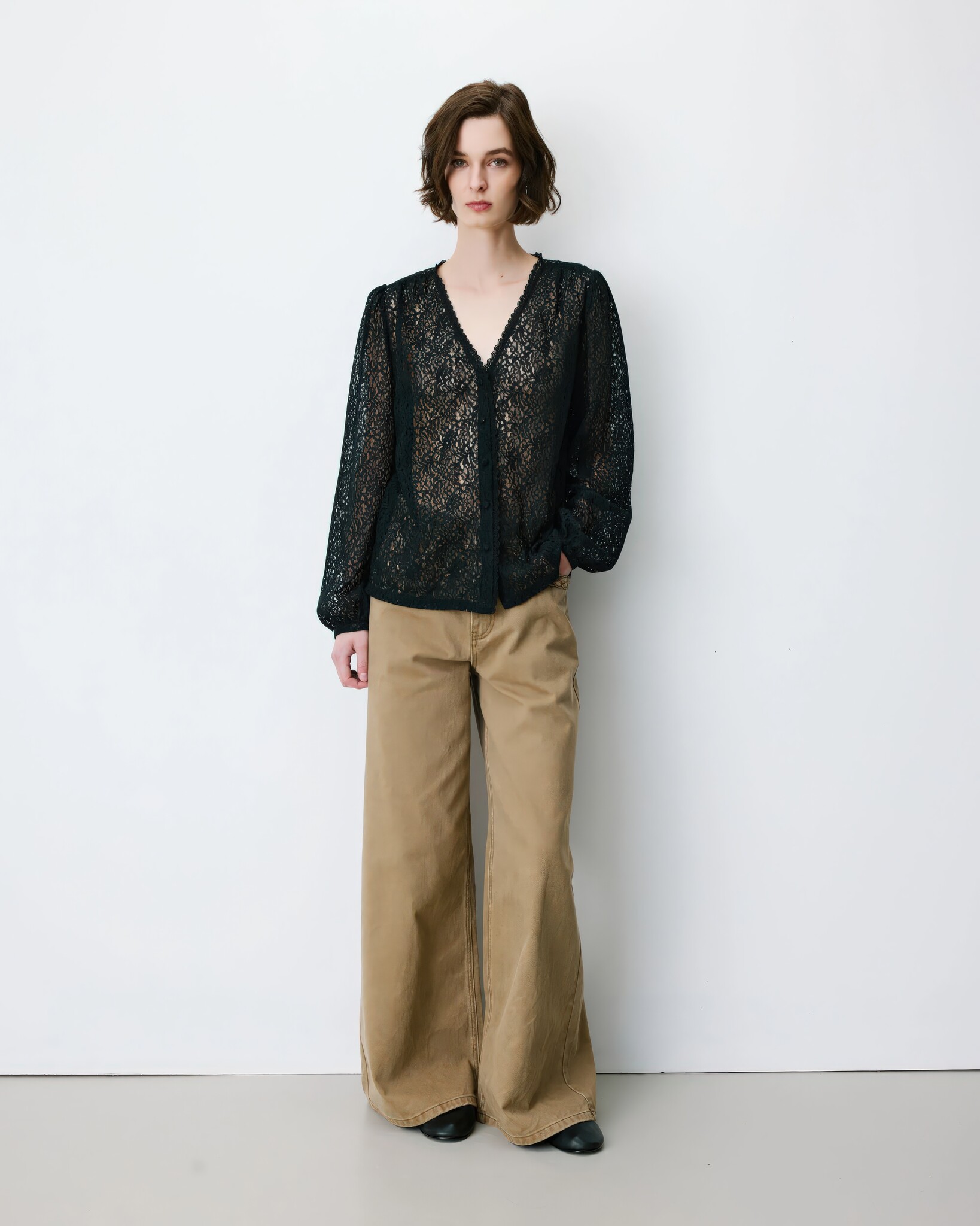 Aurora Nightfall Mirage Lace Blouse-2