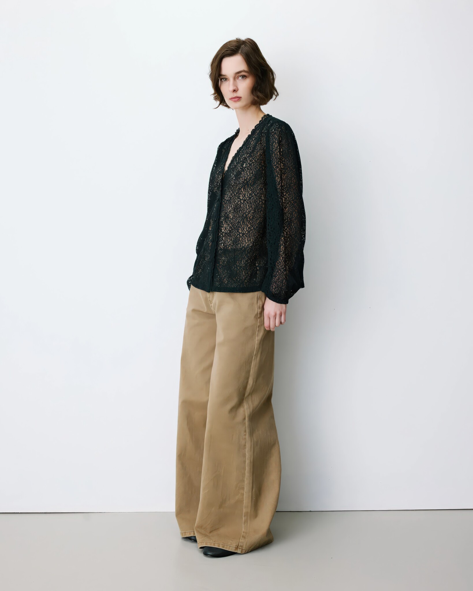 Aurora Nightfall Mirage Lace Blouse-3