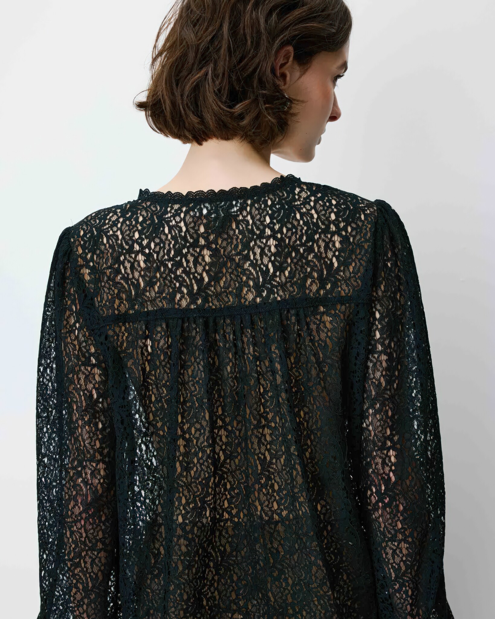 Aurora Nightfall Mirage Lace Blouse-5