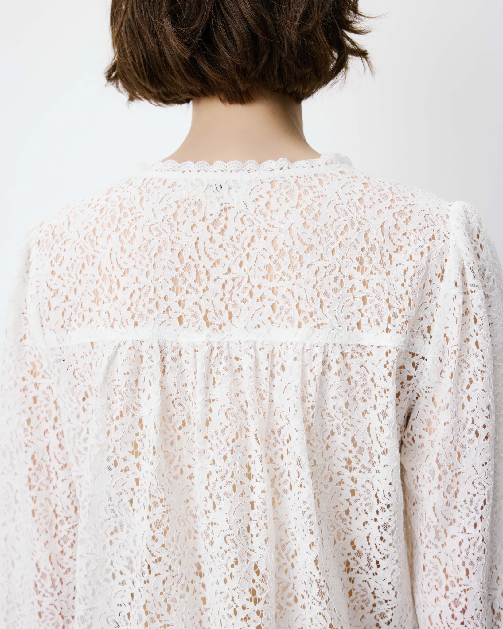 Aurora Ivory Tower Lace Blouse-6