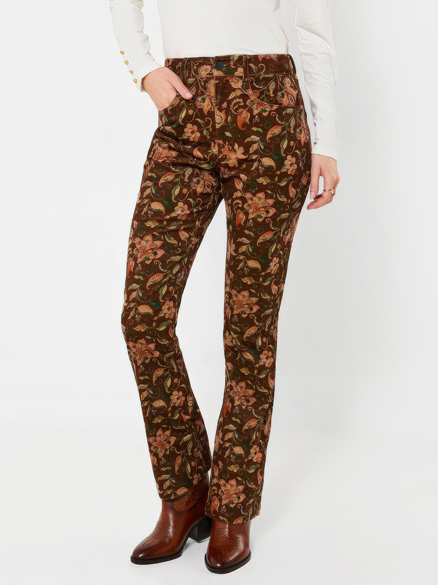 Bella Herbaceous Cord Trousers