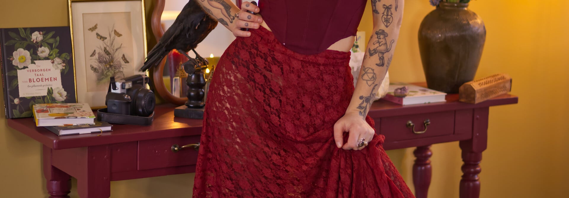 The Sabbath Lace Skirt (VAMPIR)