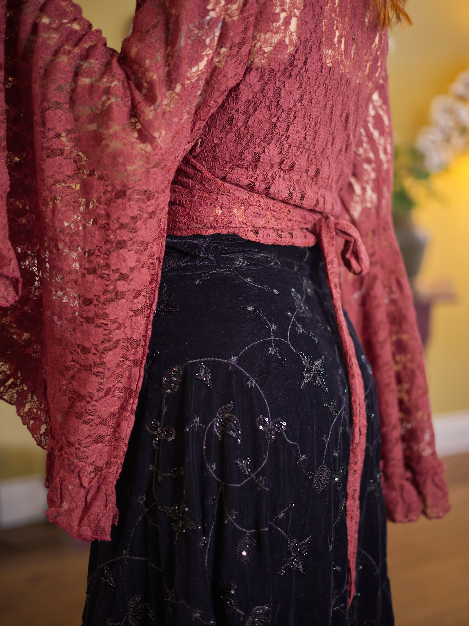 The Flora Lace Blouse (VAMPIR)-5