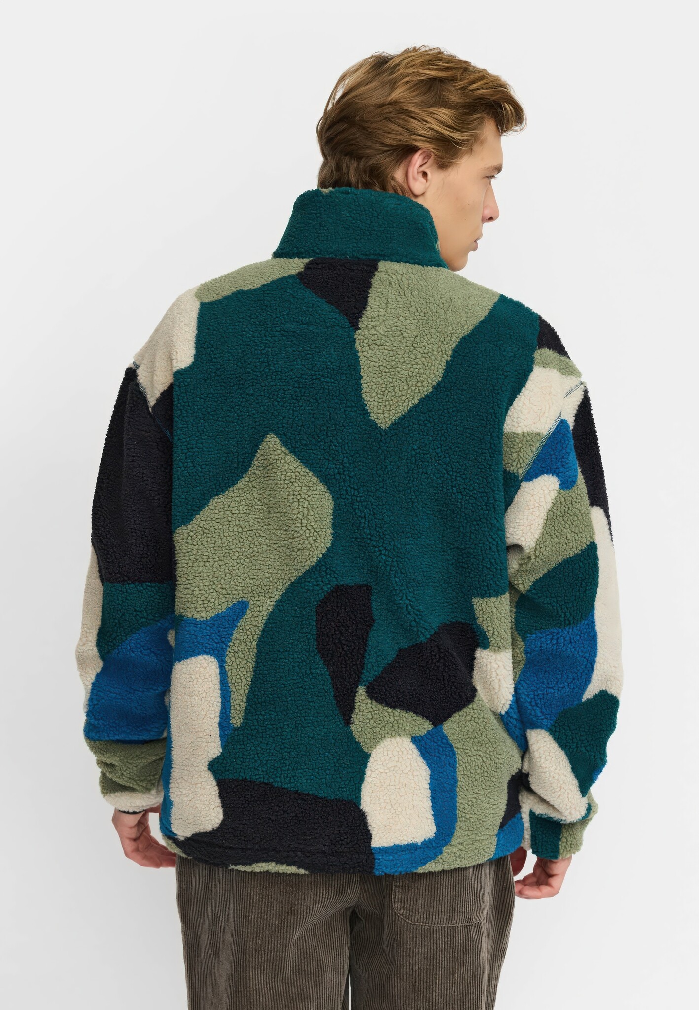 ♣ Leaf & Bark Blob Teddy Jacket-4