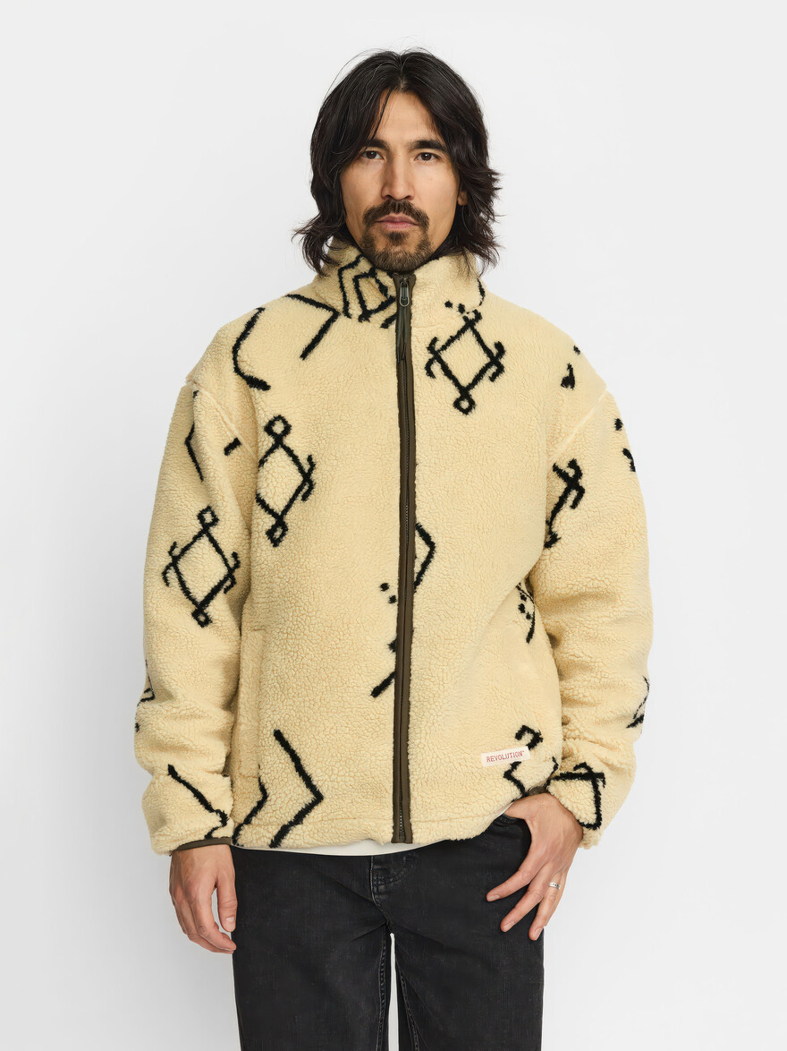 ♣ Offwhite Inuit Teddy Jacket