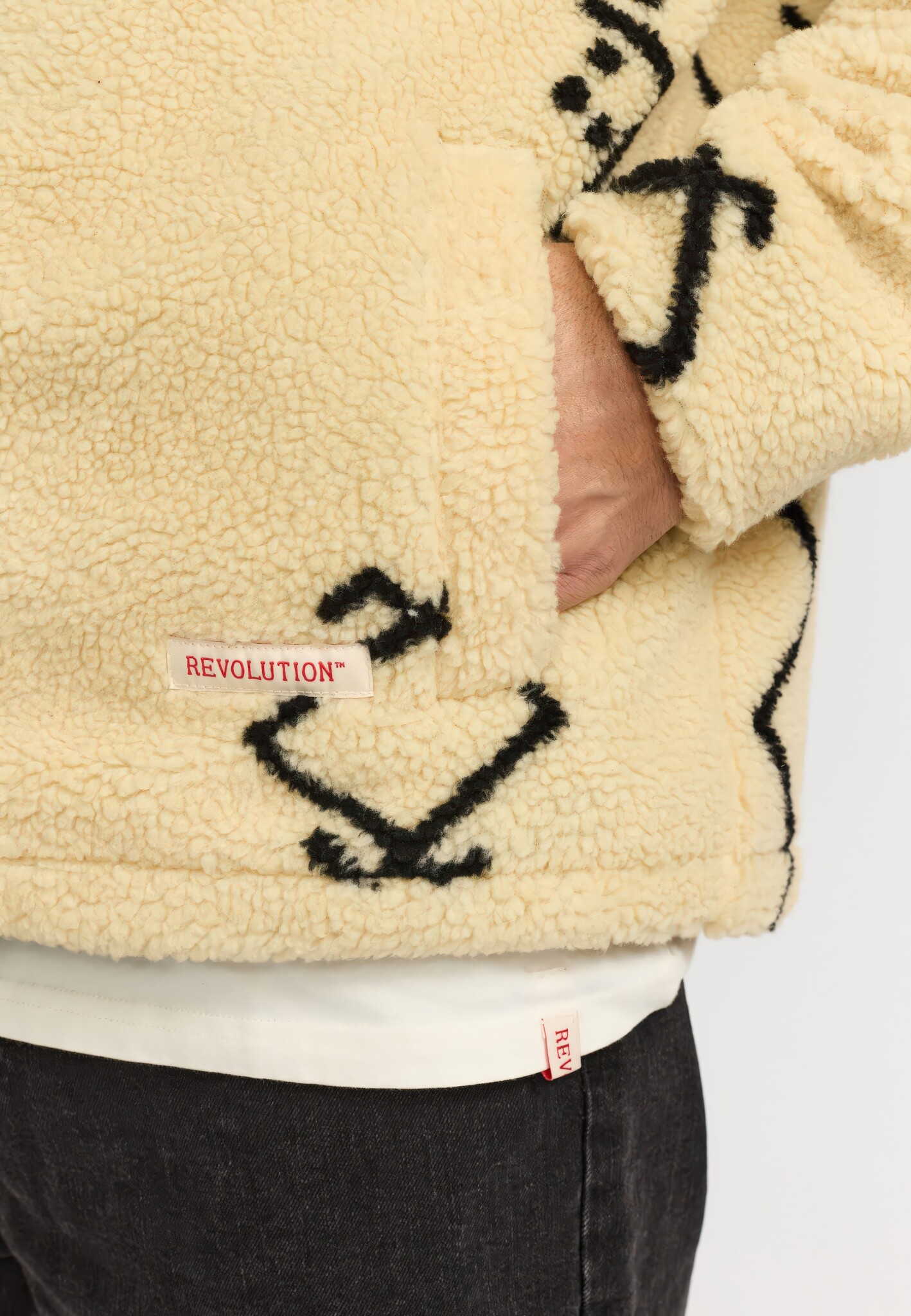 ♣ Offwhite Inuit Teddy Jacket-3