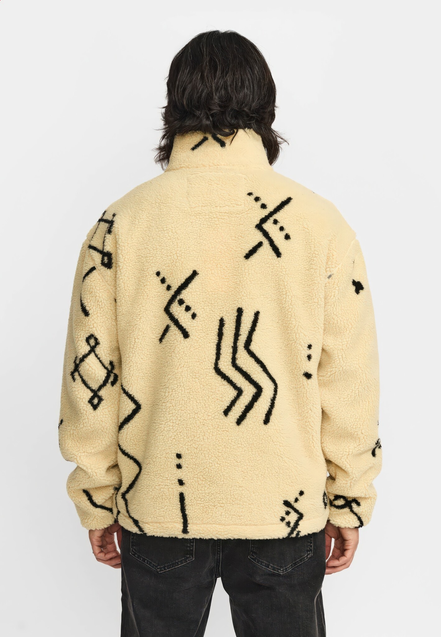 ♣ Offwhite Inuit Teddy Jacket-4