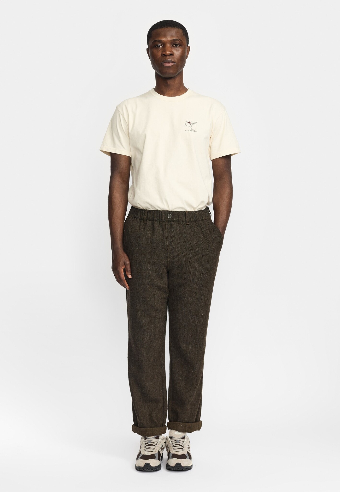 ♣ MacLeod Brown Tweeded Pants-3