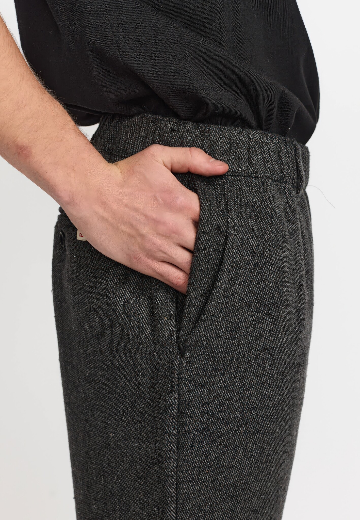 ♣ MacLeod Grey Tweeded Pants-2