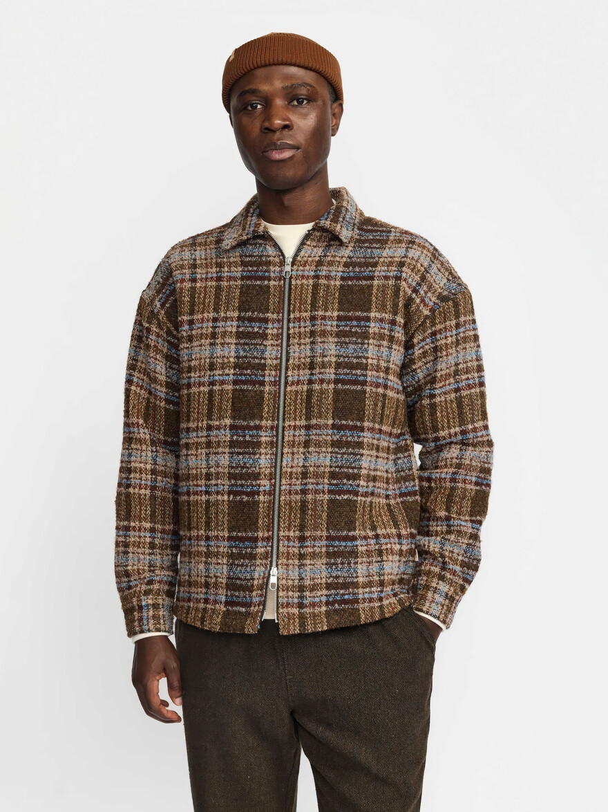 ♣ Tundra Tone Checked Overshirt