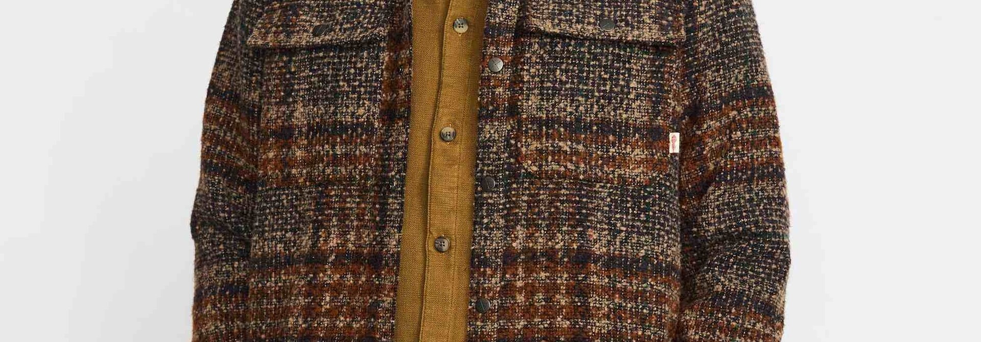 ♣ Boucle Brown Overshirt