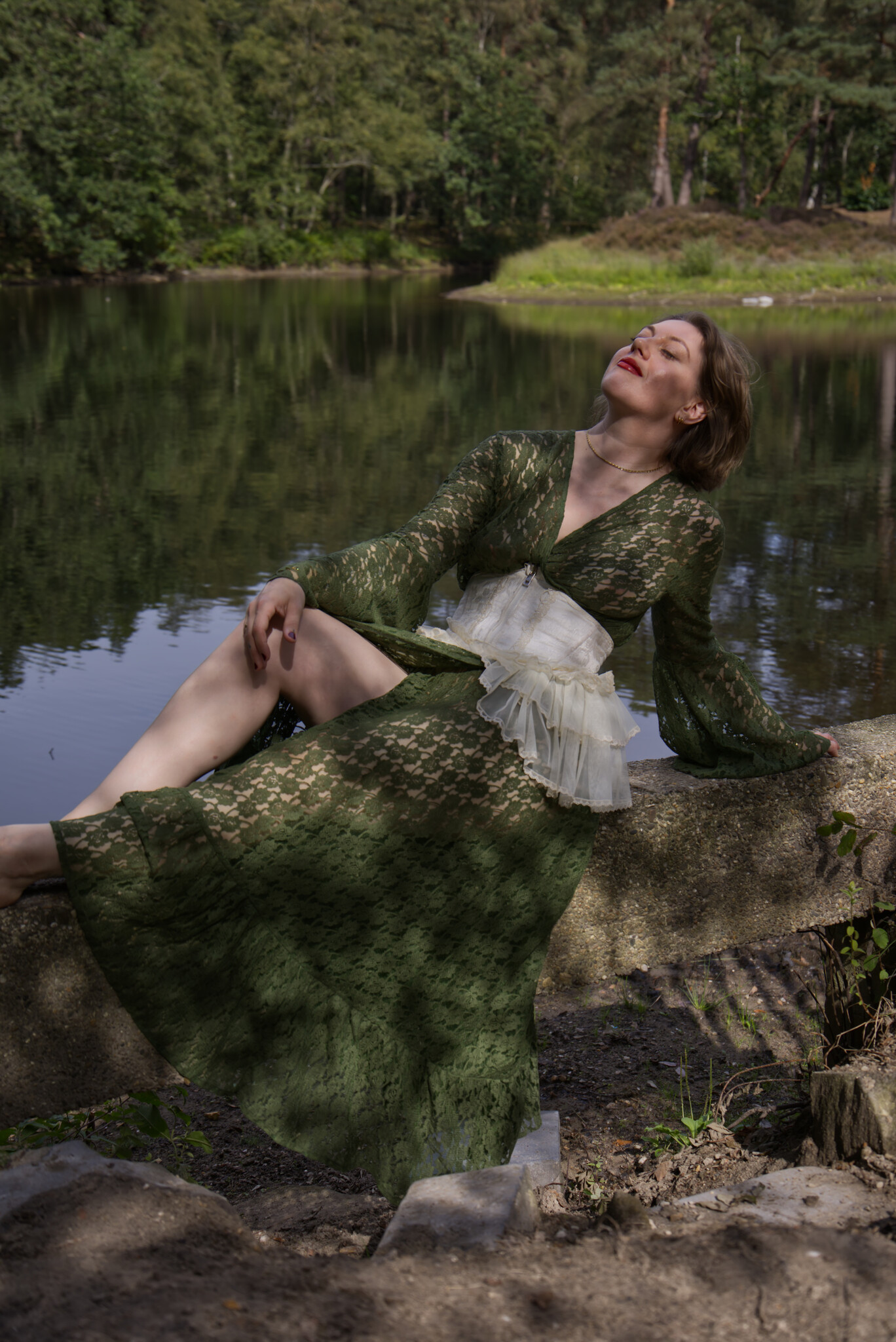 The Aurora Lace Dress (ROSEMARY)-9