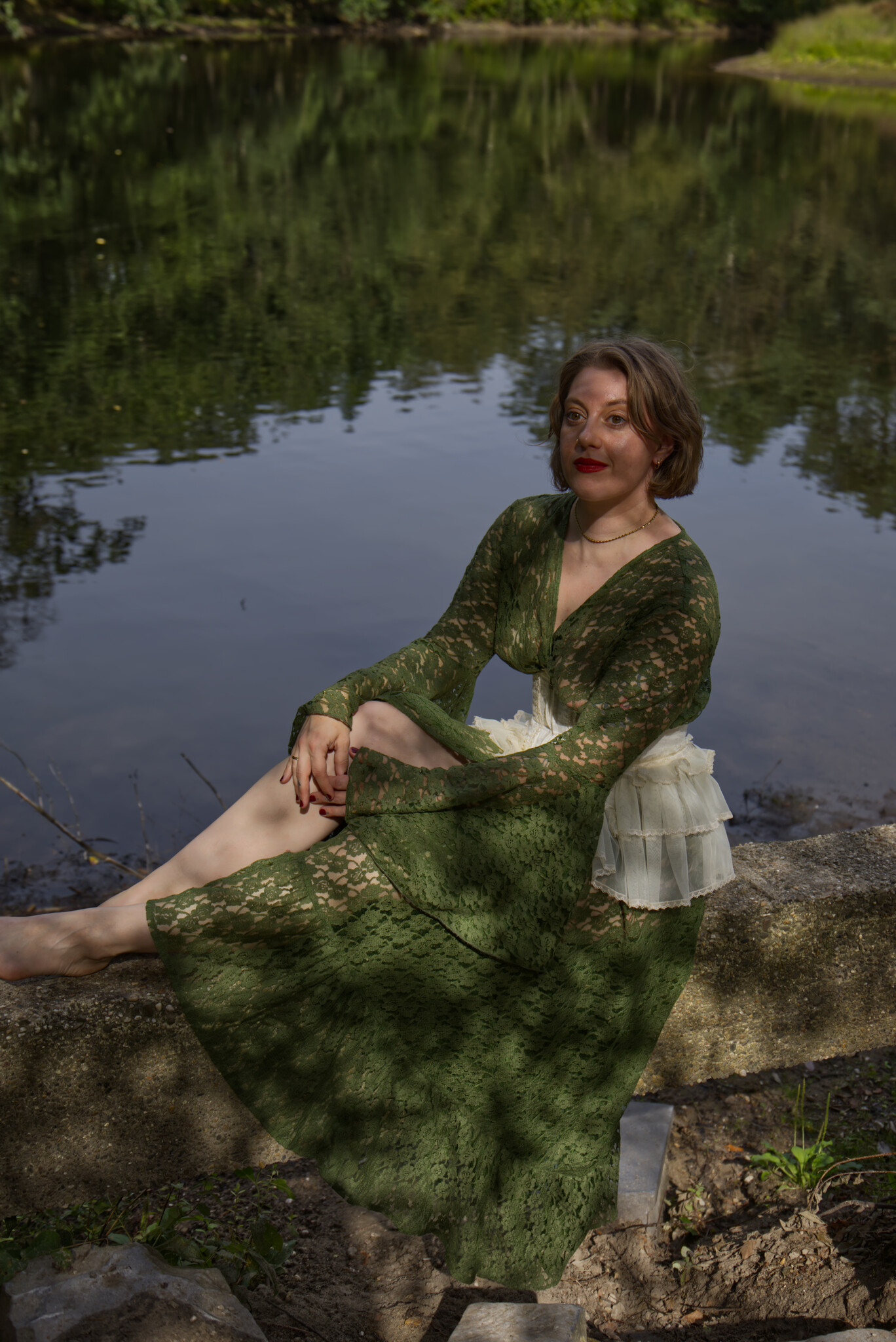 The Aurora Lace Dress (ROSEMARY)-10